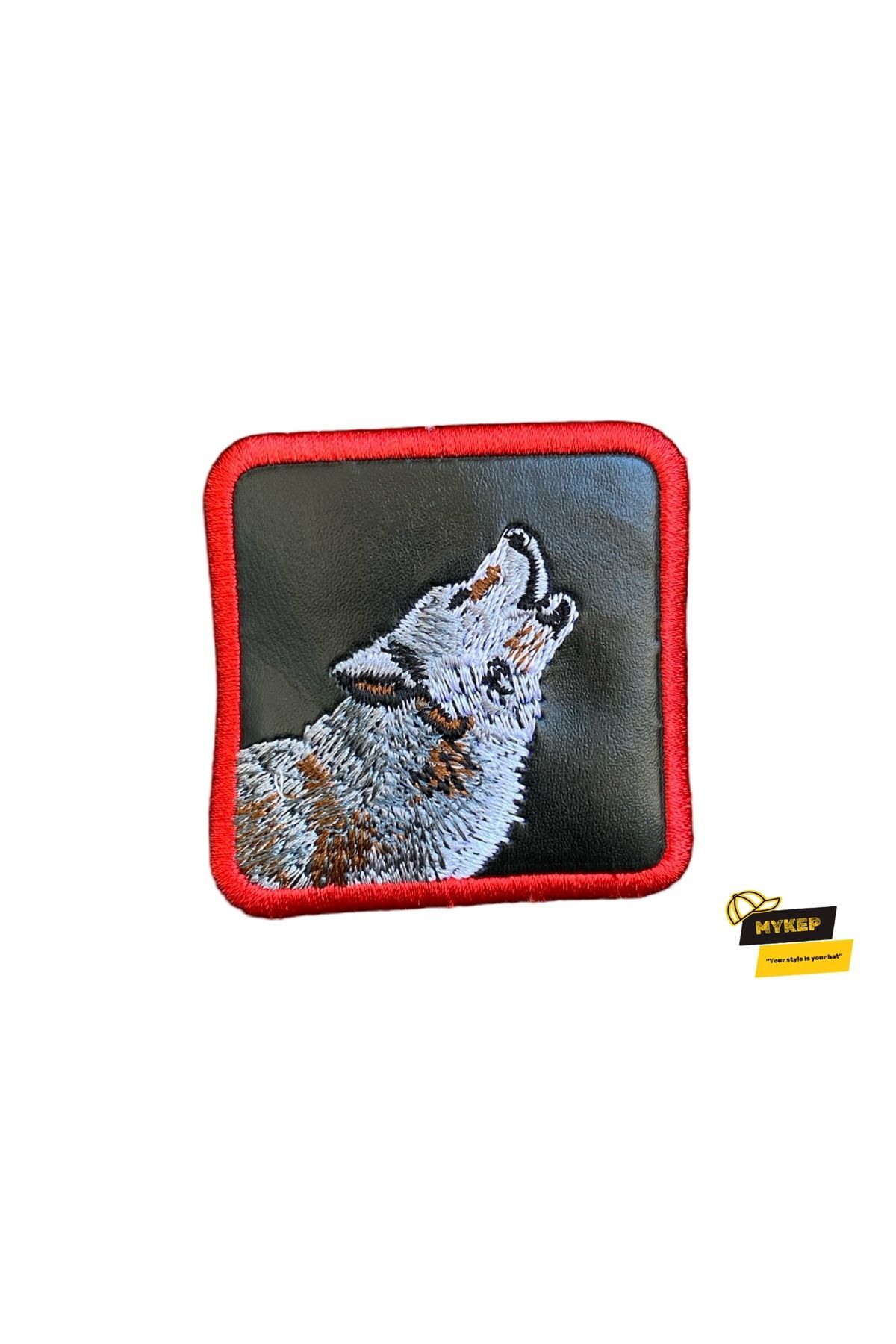 myistasyon "tarzınızı evinize yansıtın Wolf Design Autocolant Pentru Pălărie Unisex Brodat - Înlocuibil Unisex - Standard
