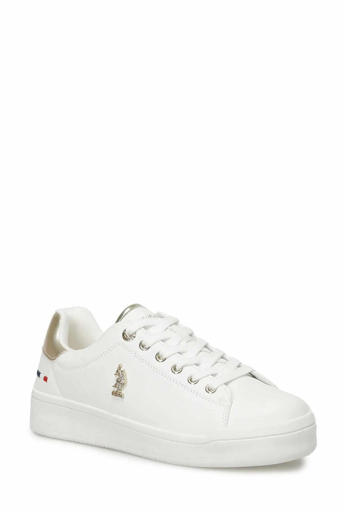 U.S. Polo Assn. Sneakers White Flat Trendyol
