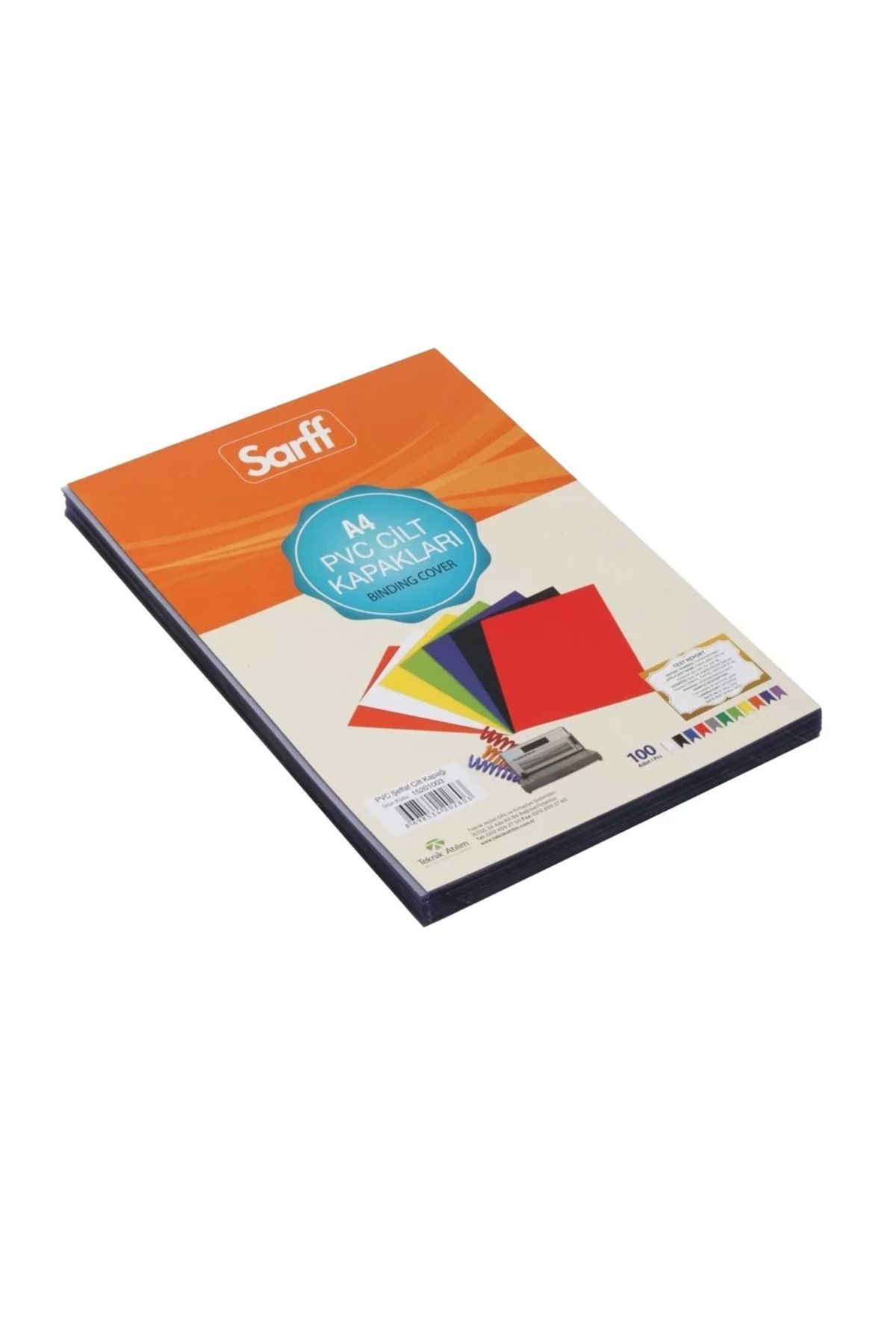 SARFF Copertă A4 Opac Pvc Verde (pachet De 100) - One Size
