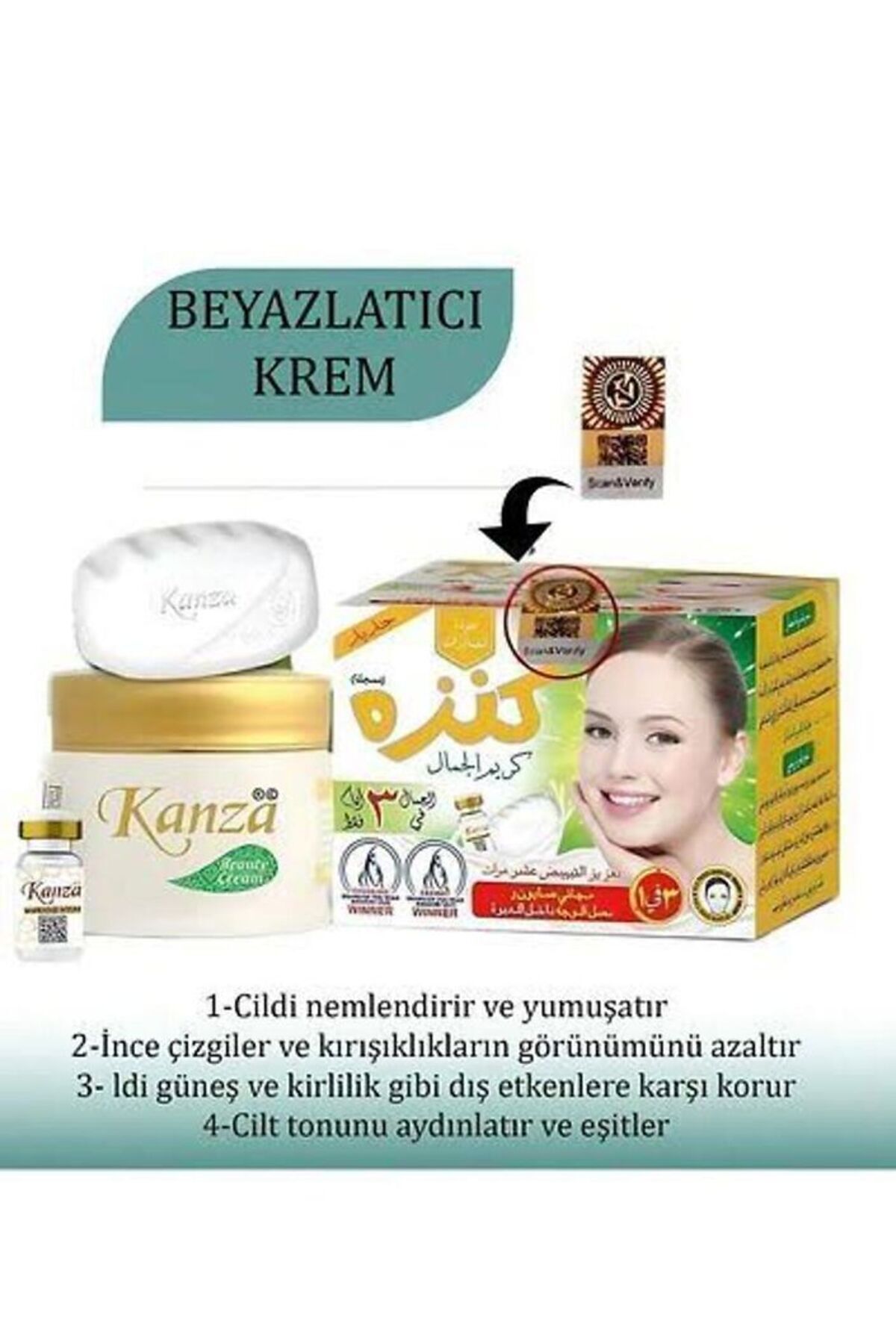 AVEMOR Kanza Beyazlatıcı Krem,Sabun Ve Serum Seti 3'Lü - Fiyatı