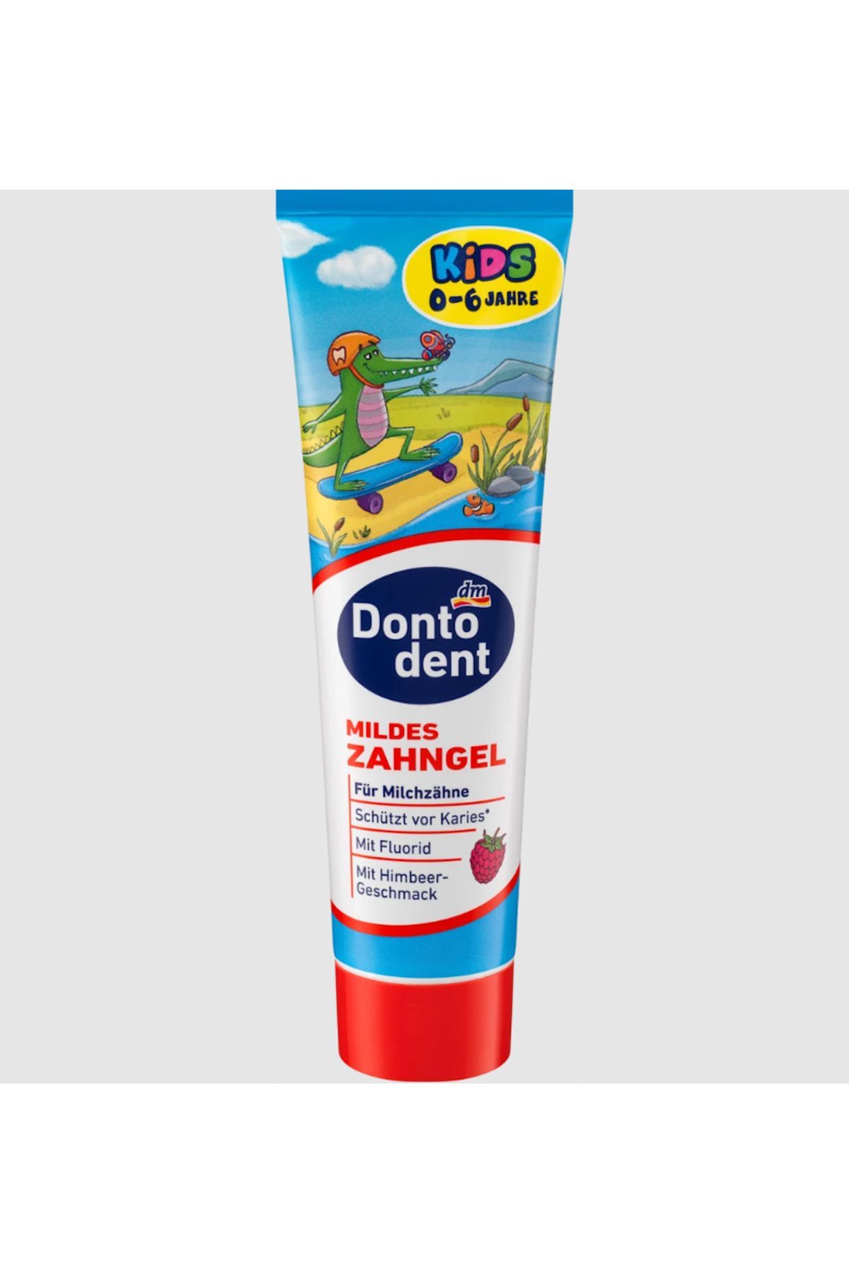 Donto dent DM - Alman Kalitesi- Bebek Diş Macunu- 0-6 yaş- Frambuaz aromalı-100 ml