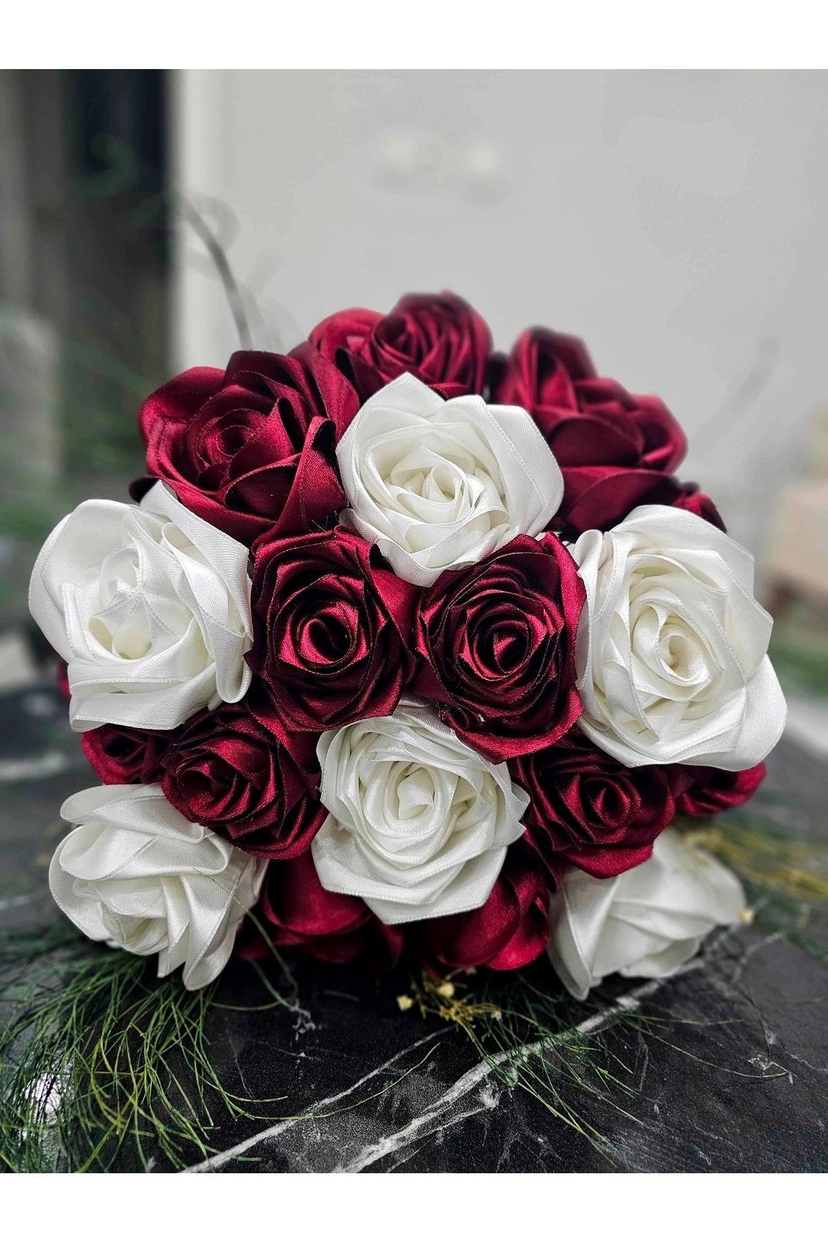 yörük tuhafiye-10 Meters White Wide Satin Ribbon - 6 cm a Ball, Bundle, Flower, Decoration and Jewelry Ribbon 5