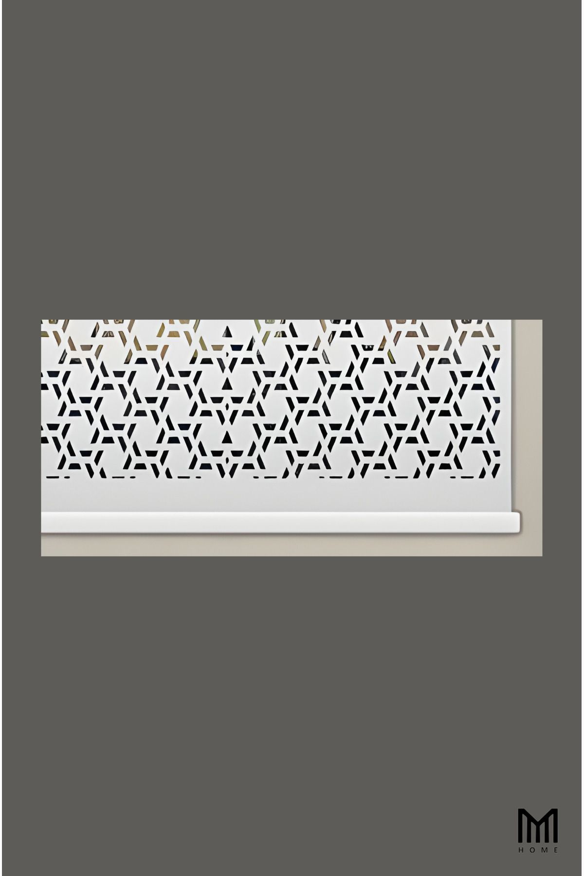 Mestan Home-Modern Minimalist Patterned - Laser Cut Roller Blinds - 20 cm Laser Pattern Height 2