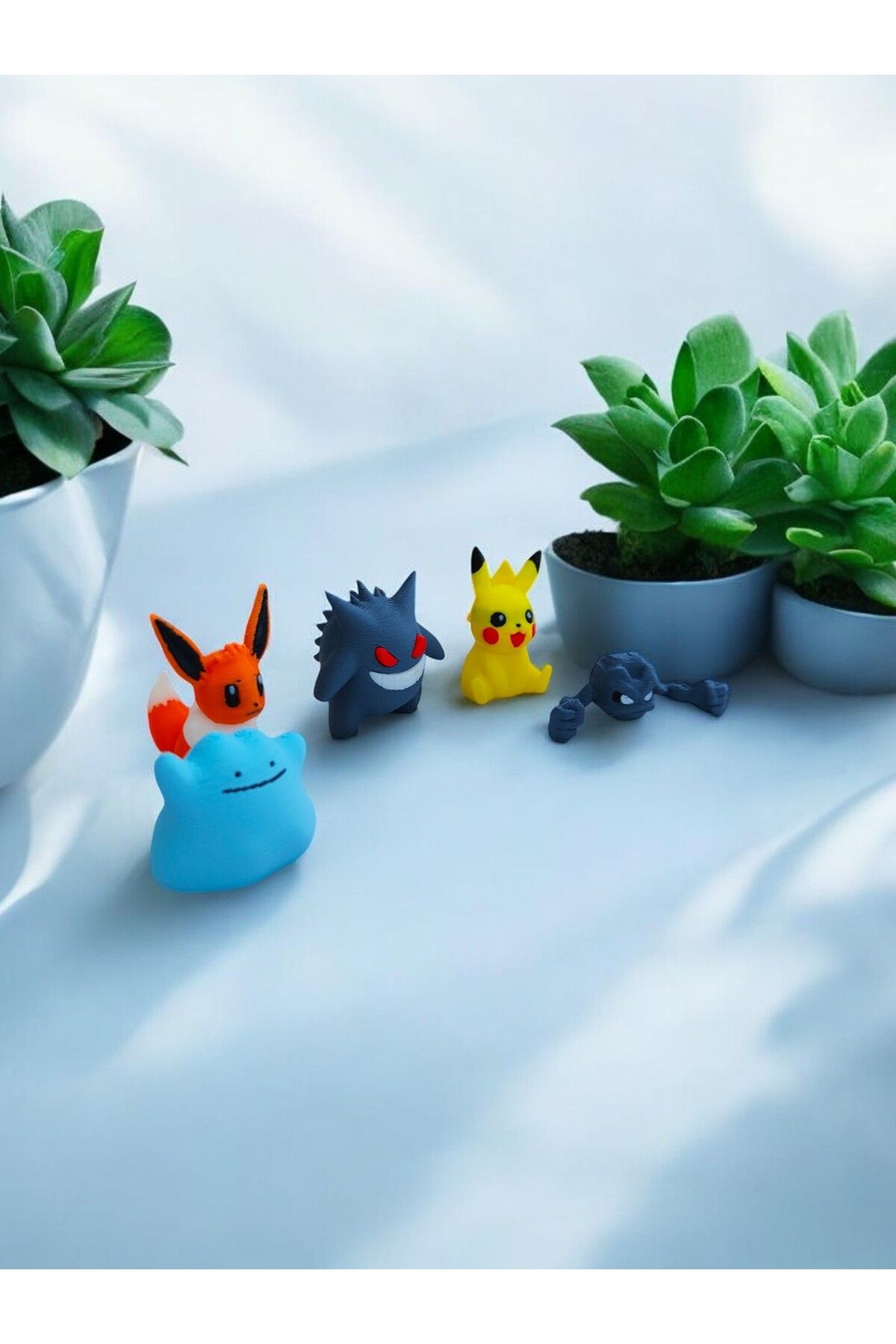 GrafikModa-Pokemon Mini Series - Pack of 5 Eevee, Geodude, Pikachu, Gengar, Ditto 4 cm 3