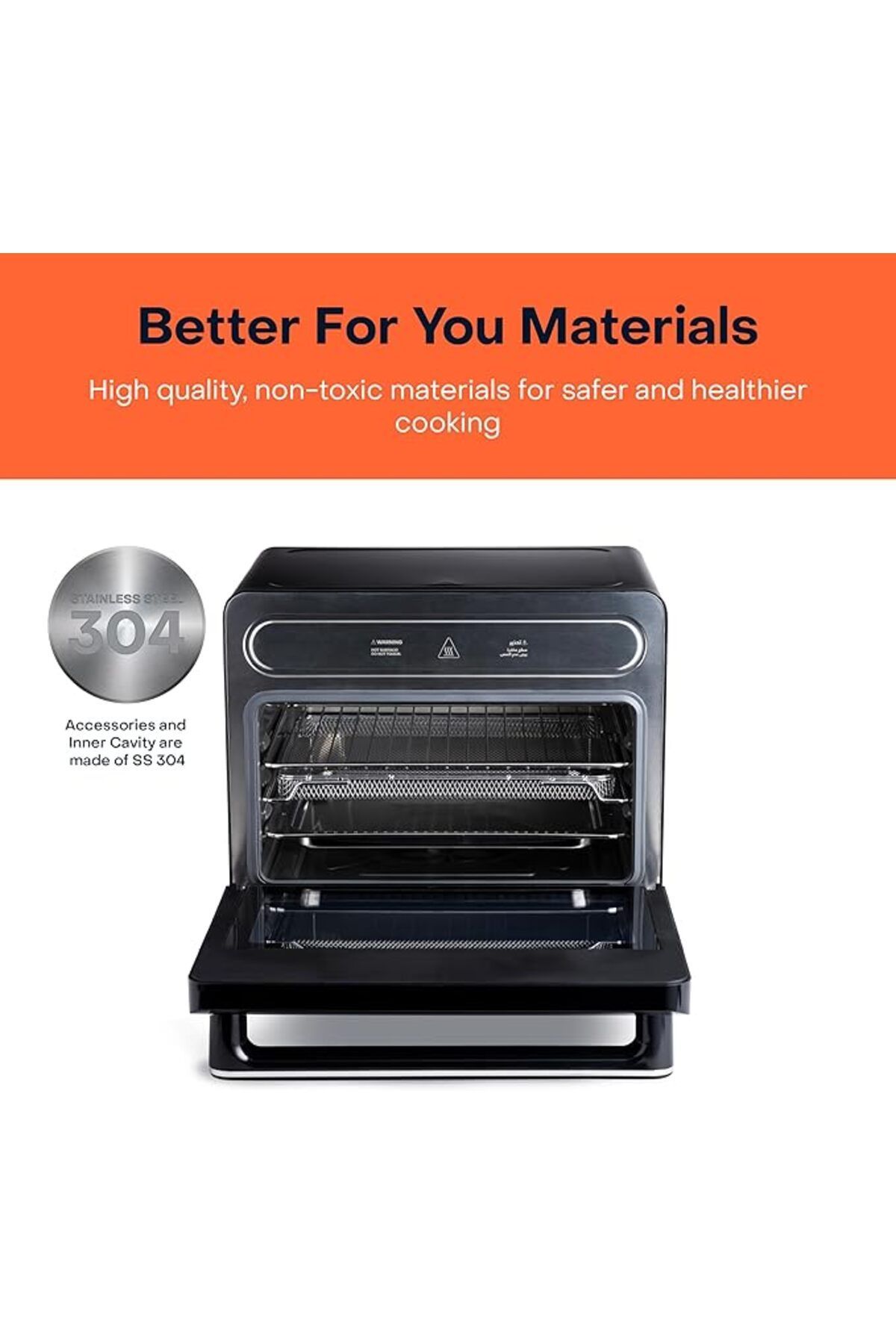 Nutricook-Steami Steam + Air Fryer Oven with 11-in-1 Functions (24L Capacity) - 1600 Watts 6