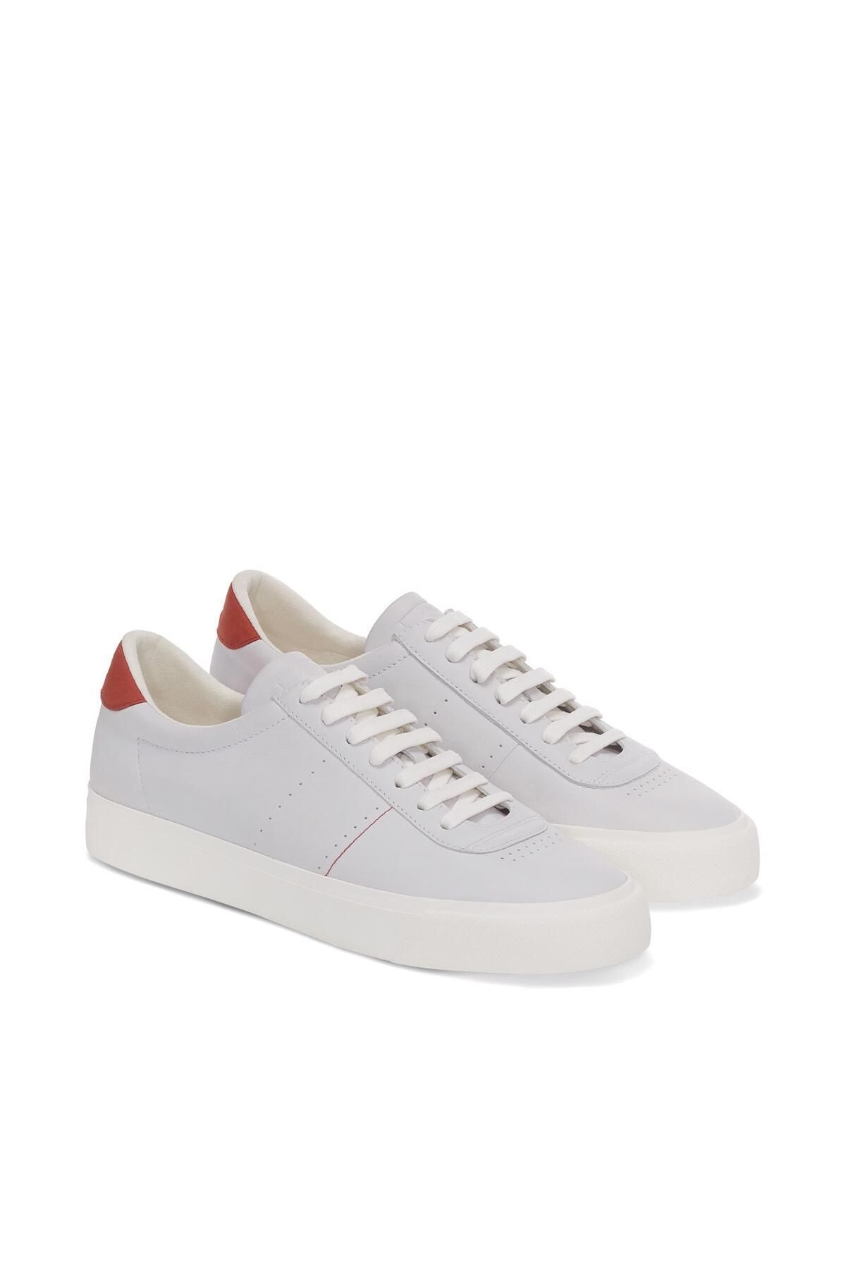 کفش ورزشی 4834 Club S Up Prime چرم نرم یونیسکس سفید پایین بالا Superga