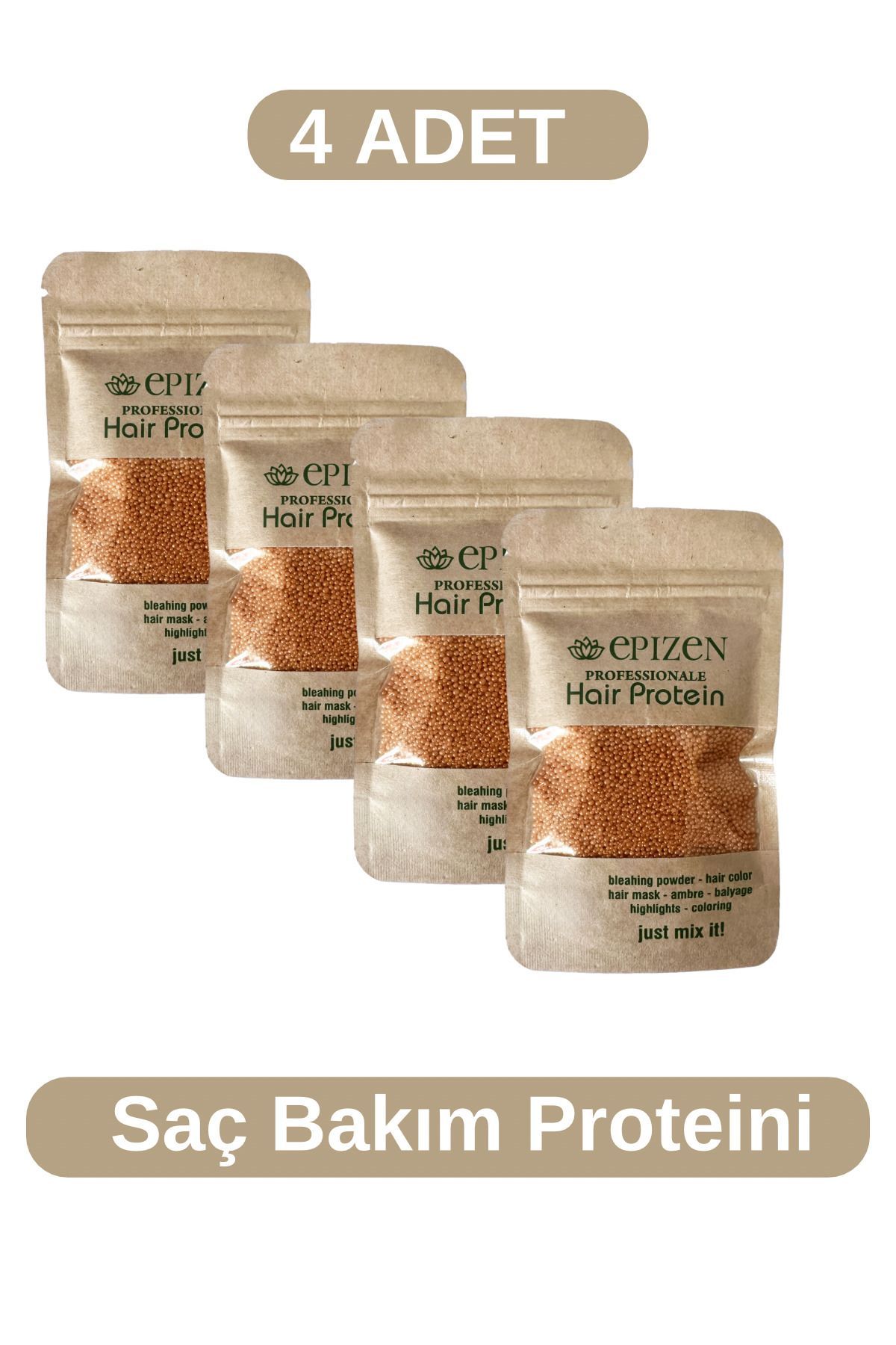 EPİZEN 4 Adet Saç Bakım Proteini / Mucize Etki / Onarıcı Besleyici