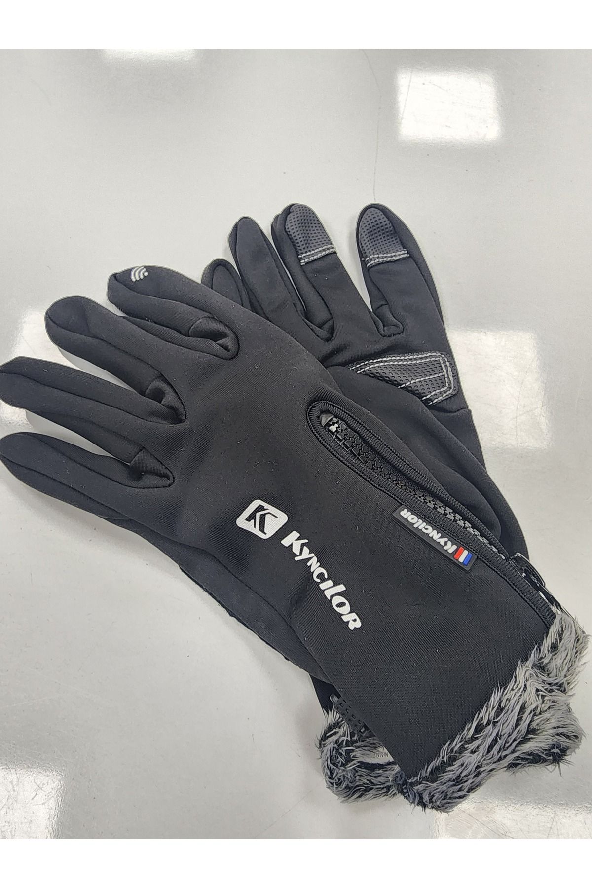 PEPİKON PepikonKyncilor eldiven dokunmatik ekran  rüzgar geçirmez motorsiklet eldiven aşınmaya dayanıklı