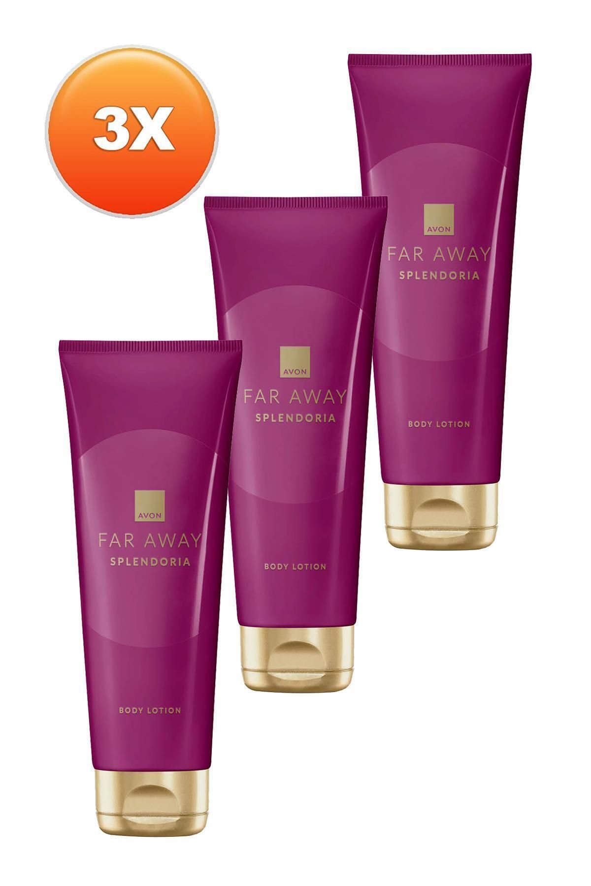 لوسیون بدن Far Away Splendoria 125 میلی لیتر. مجموعه سه تایی Avon
