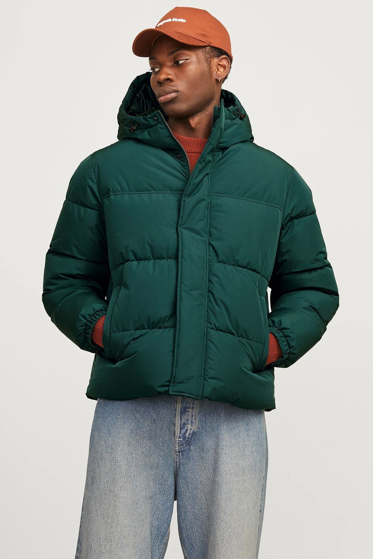 ملزومات Jjebradley Comfort Fit Hooded Coat Coat مردانه 12256974 Jack & Jones