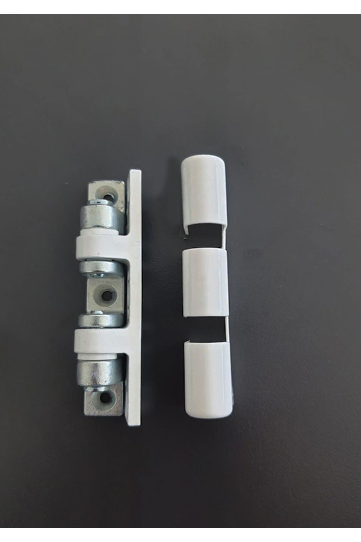 Genel Markalar Pvc Pimapen Beyaz Quick (FAST) Kapı Menteşesi 90mm Beyaz Garantisiz Sağ Kapı Bağlantı Elemanı Çelik