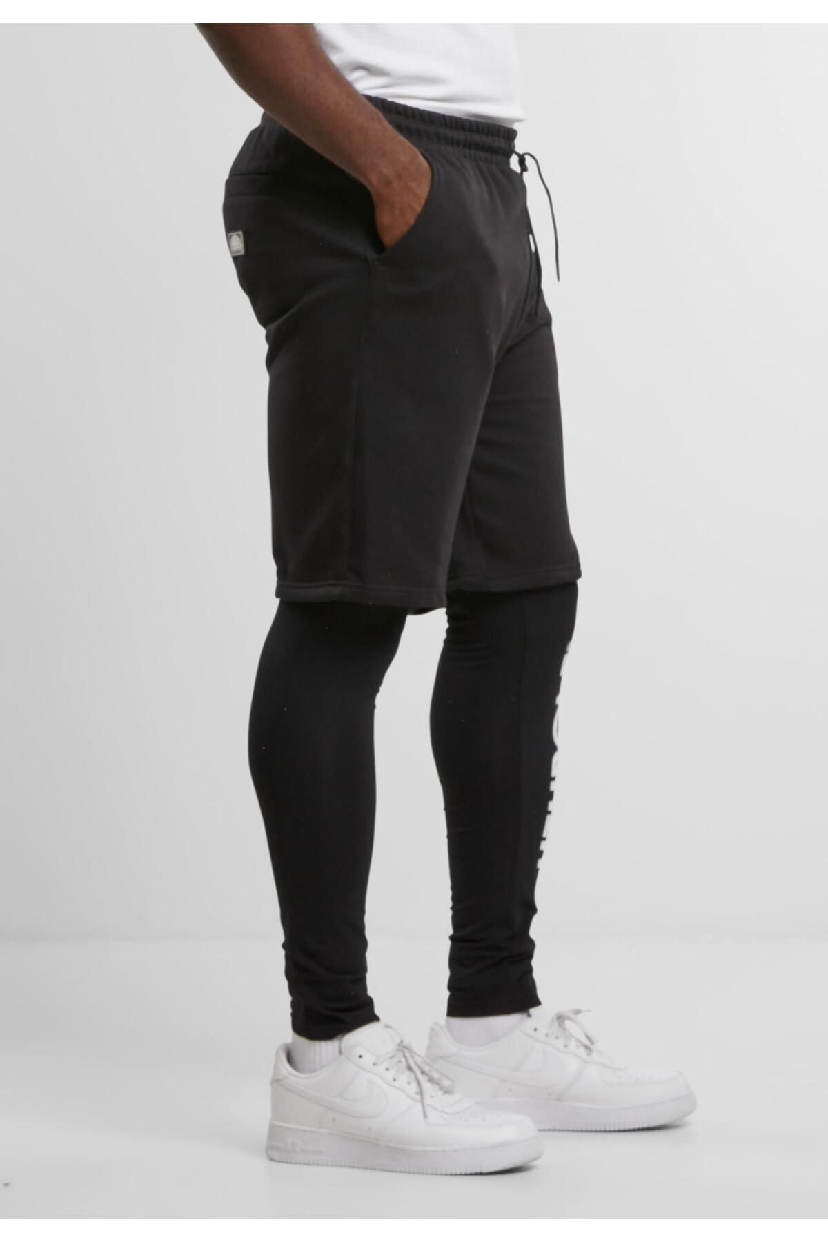 Southpole-Herren Southpole Fleece-Shorts mit Leggings 6
