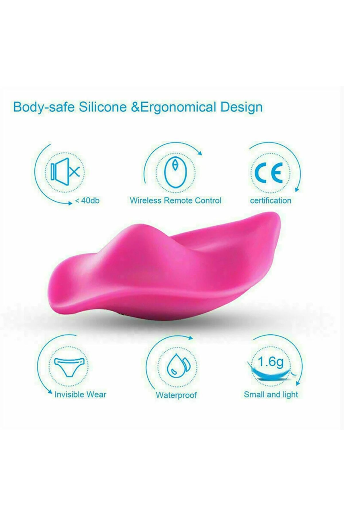 Vibratör Uzaktan Kumanda Vibratör Giyilebilir Kadınlar için Seks Oyuncakları Uyarıcı Masaj Dildo 5