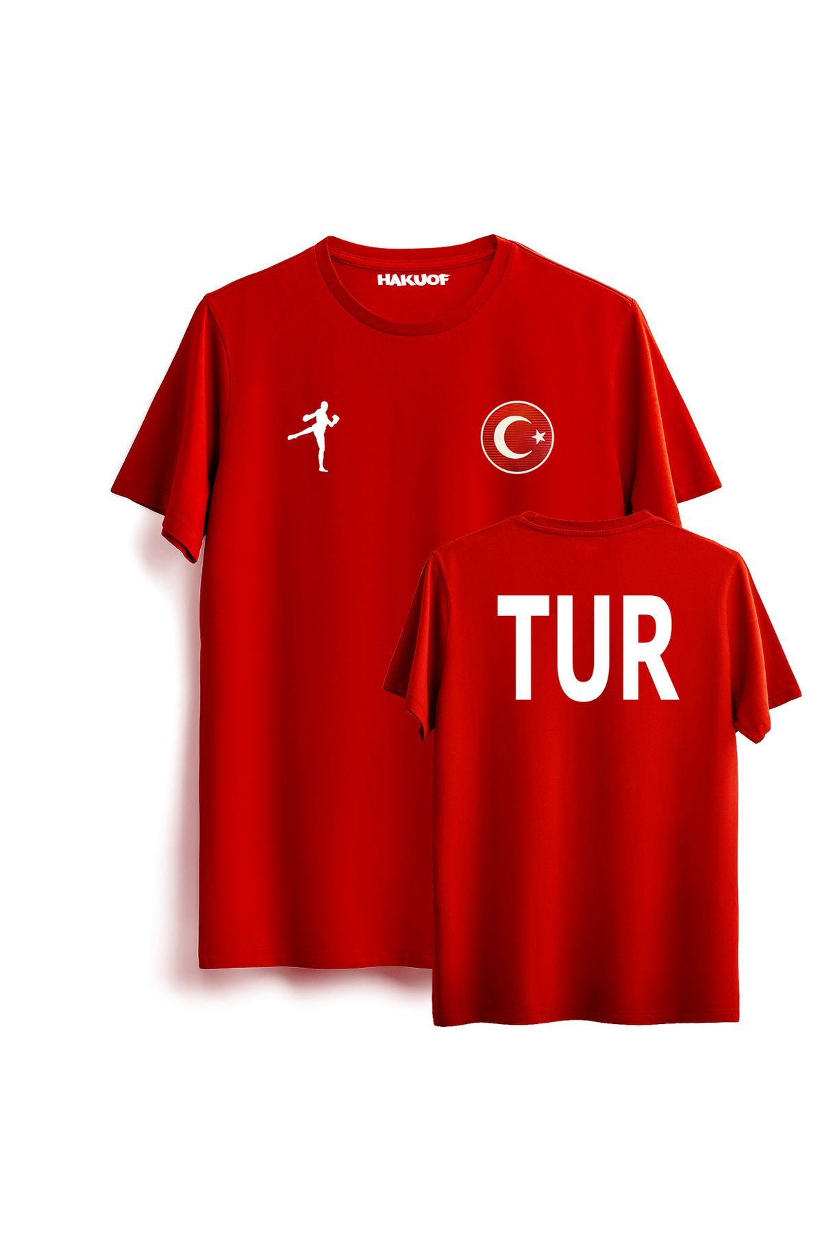 hakuof Tricou Cu Emblema Originală Din Turcia Din Bumbac Imprimat Kickboxing Unisex - S