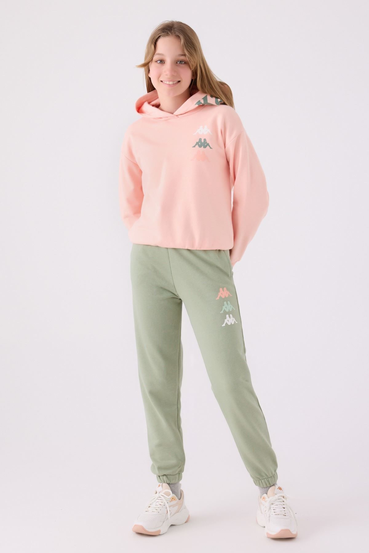 سویشرت بچه گانه سالمون روشن 361X17W Kappa