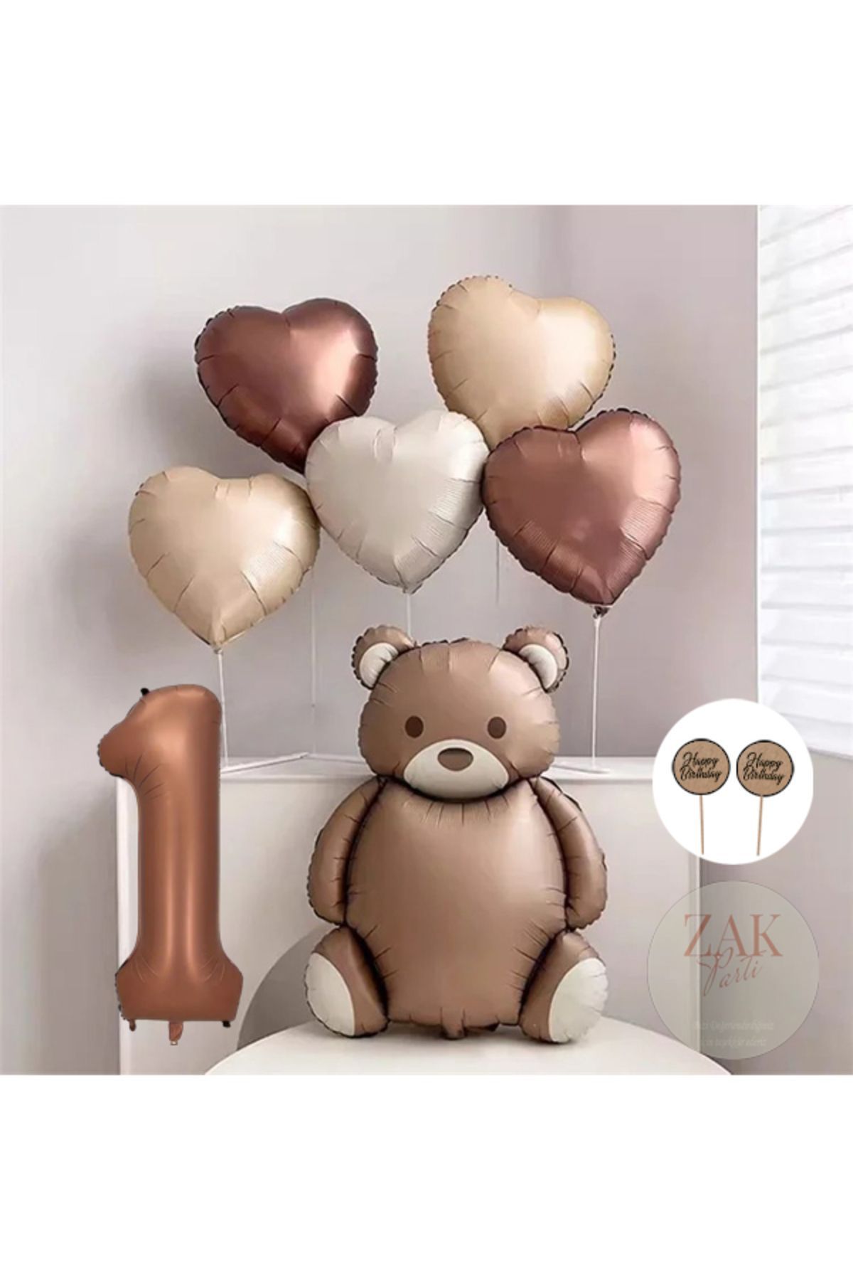 retro bear heart hearts cest lanniversaire des ballons