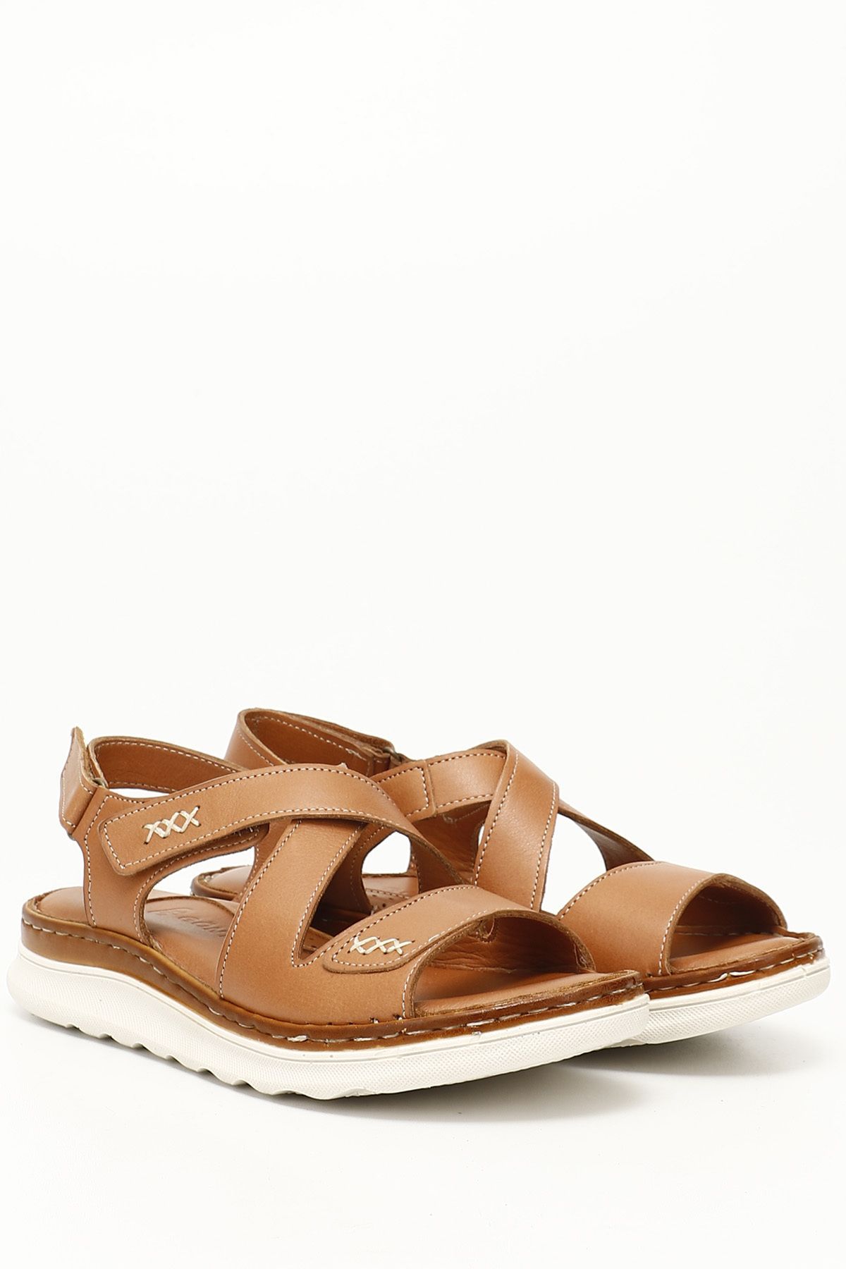 صندل چند رنگ زنانه R Taba باستانی Hey Sandals چرمی 45716 GÖNDERİ(R)
