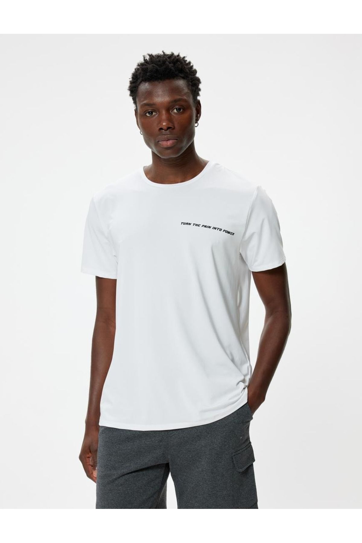 تیشرت مردانه سفید کوتون | SS0000000039985 اورجینال - تصویر 3