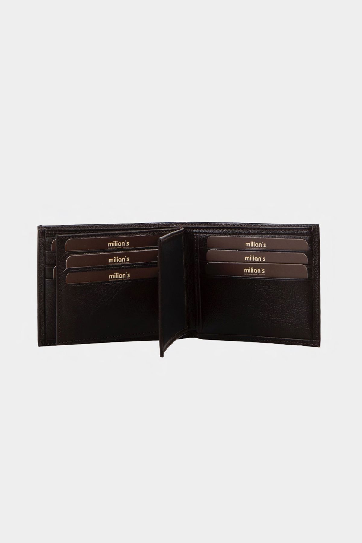 کیف پول مردانه قهوه ای Milian's | 3754 اورجینال - تصویر 6