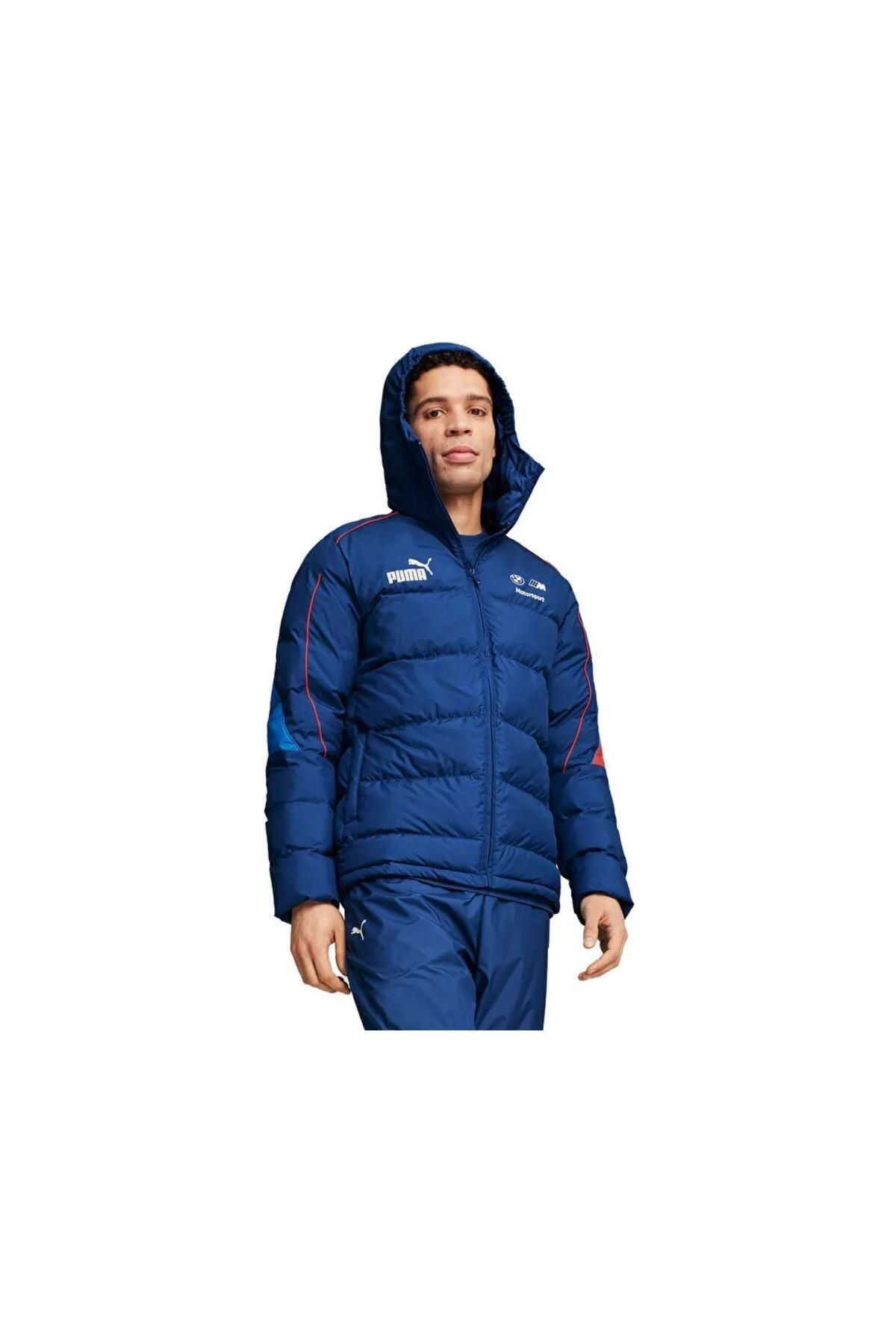 Puma Bmw Mms Mt7+ Ecolite Jkt Erkek Günlük Mont 62737704 Mavi