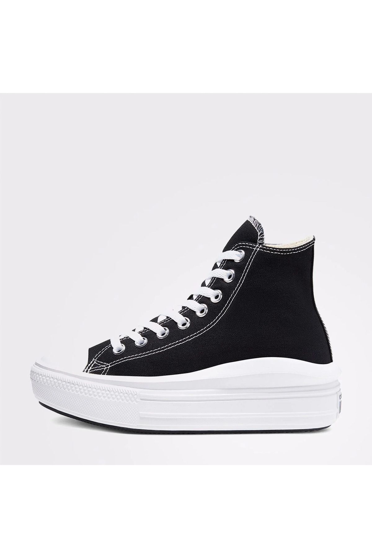 converse-Γυναικεία μαύρα παπούτσια Chuck Taylor All Star Move 568497 γ-001 6