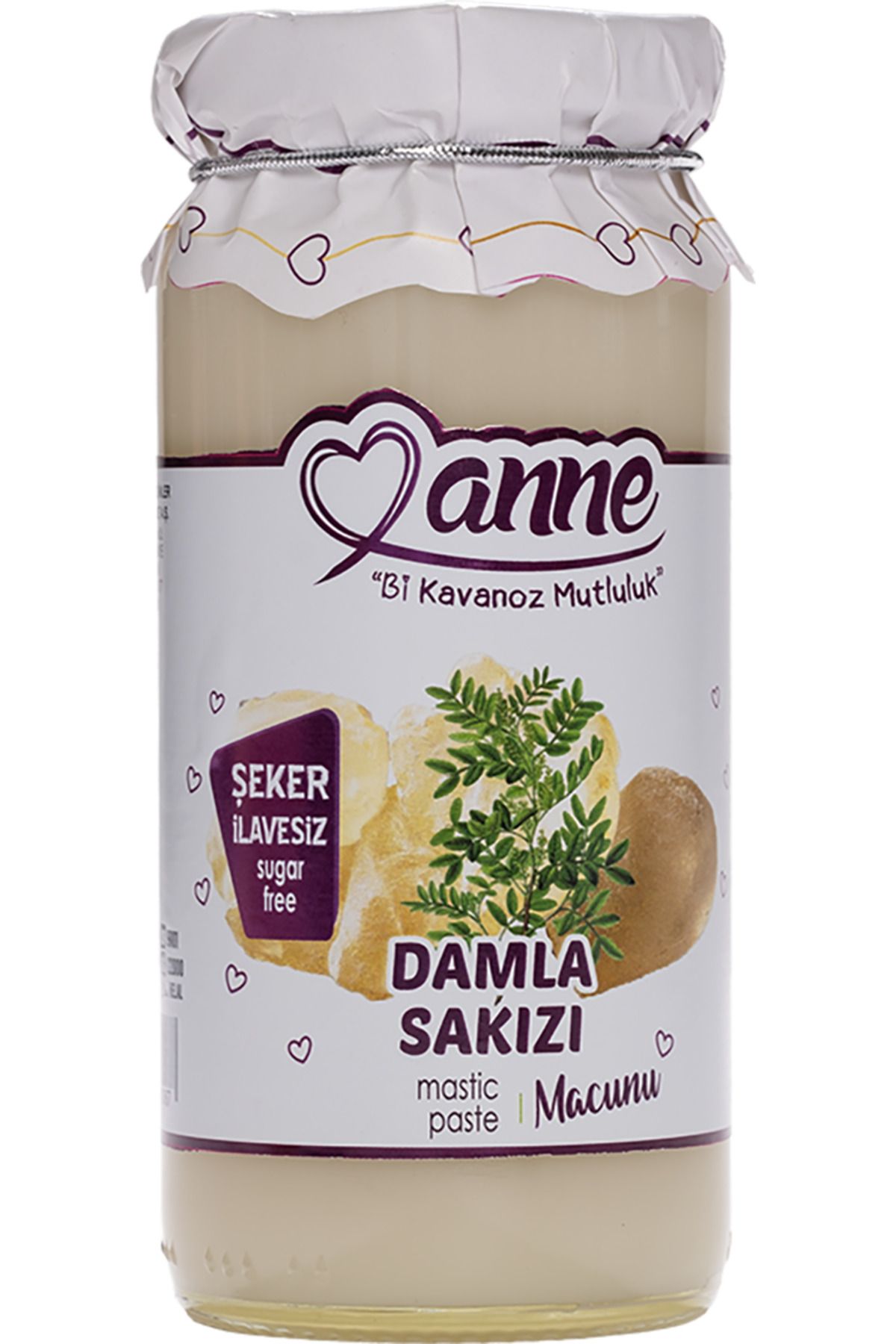 Anne Şeker İlavesiz Damla Sakızı Macunu 300g