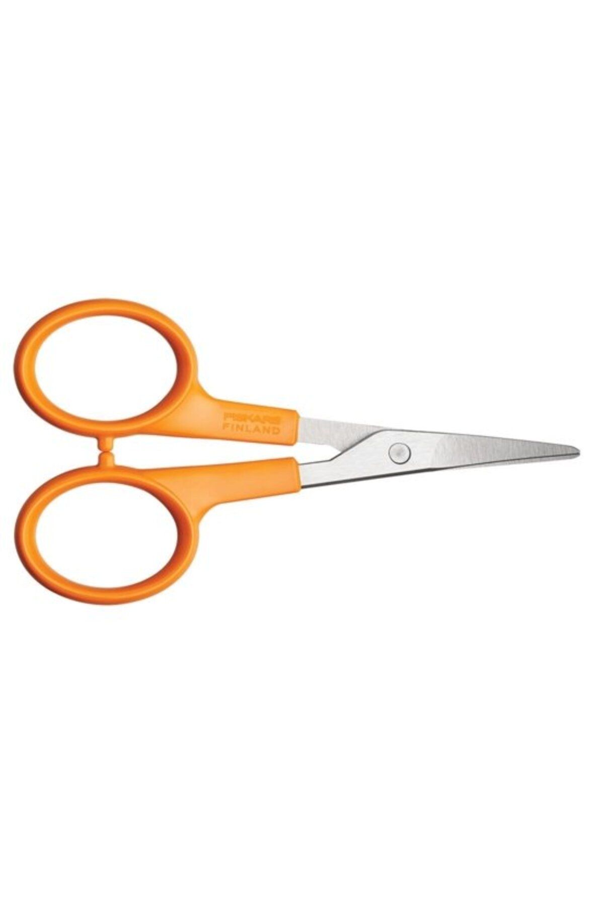 NEZADE STORE Fiskars 9808 M204 Kavisli Nakış Aplike Makası No: 4 inç / 10 cm - Paslanmaz Çelik