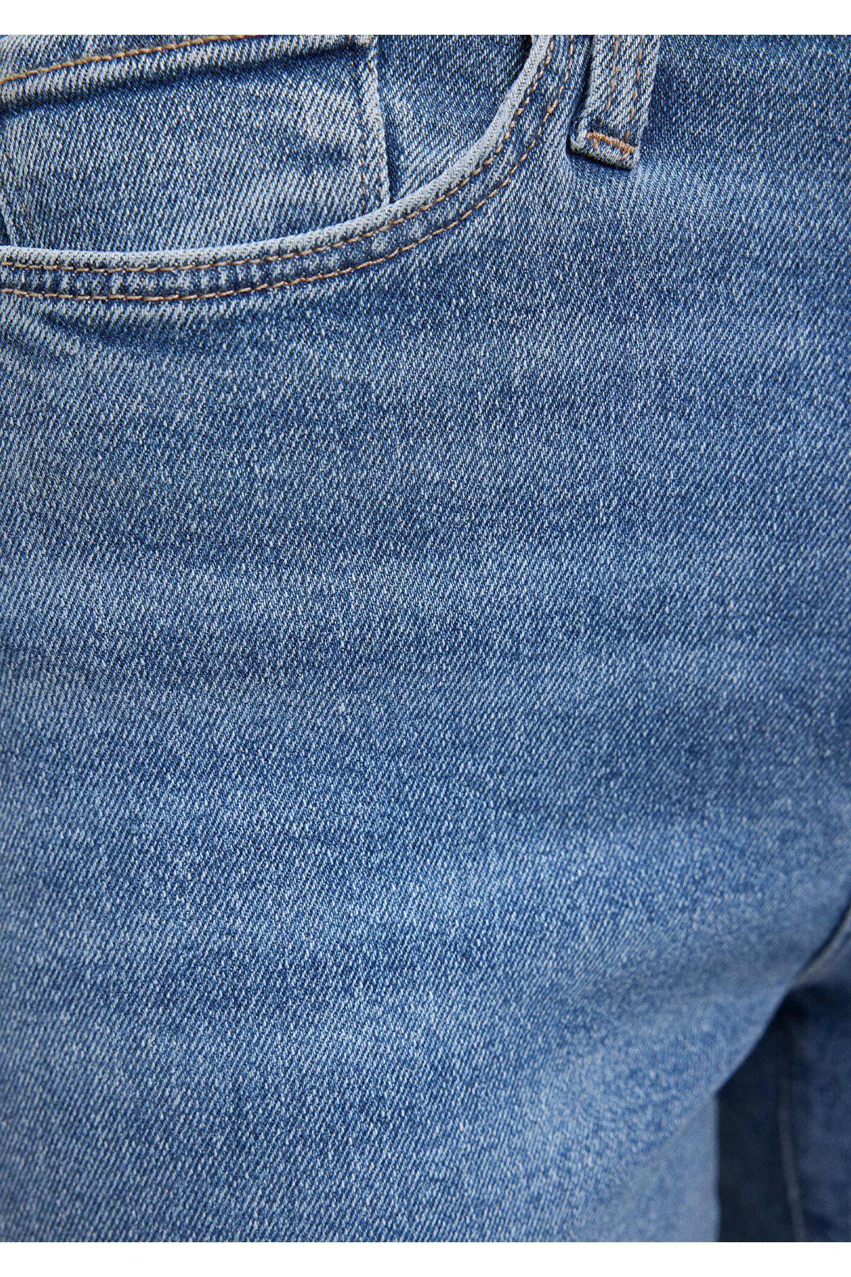 Cindy Gold Shape Gölgeli Indigo Si Jean Pantolon 100277-33555