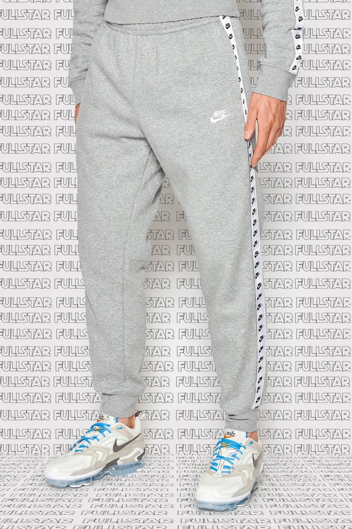 Nike Club Fleece Zeus Tape Graphics Track Suit Kapu onlu ardonlu E ofman Tak m Gri Fiyat Yorumlar Trendyol