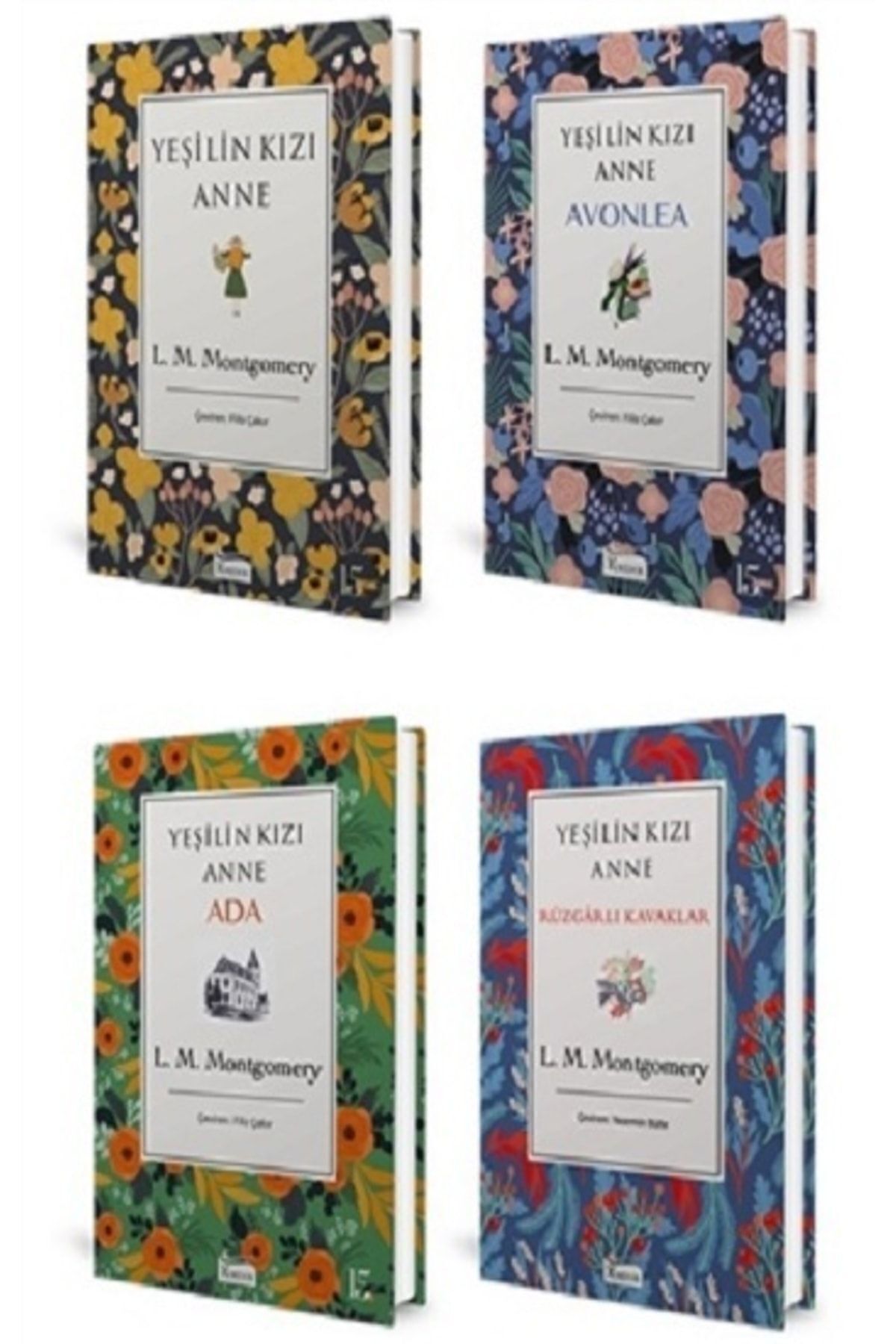 Yeşilin Kızı Anne Seti (bez Ciltli, 4 Kitap Takım) - - L. M. Montgomery Kitabı