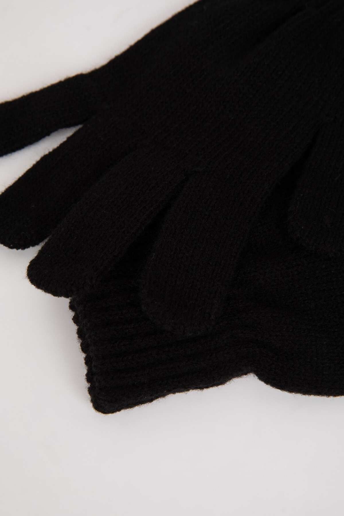 DeFacto-U9066Az24Wn Model Women's Knitwear Gloves 3