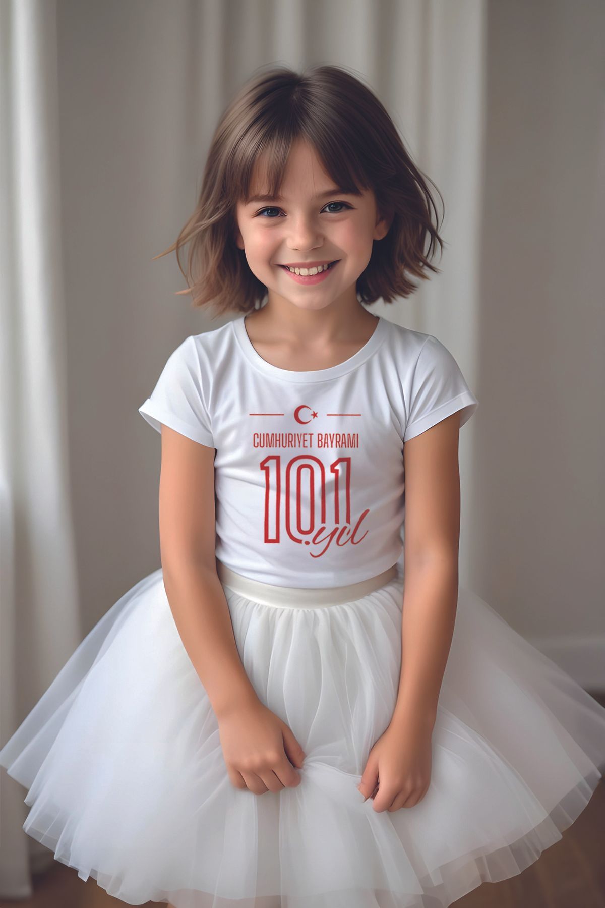 MYADA 101st Year Republic Day Themed Tutu Skirt And T shirt Set 22552 for Girls price in Dubai UAE Compare Prices