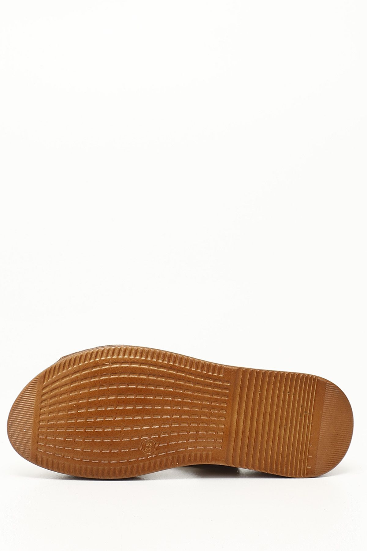 صندل نود زنانه R Beige Antique Hey چرمی Fill Sandals 45886 GÖNDERİ(R)