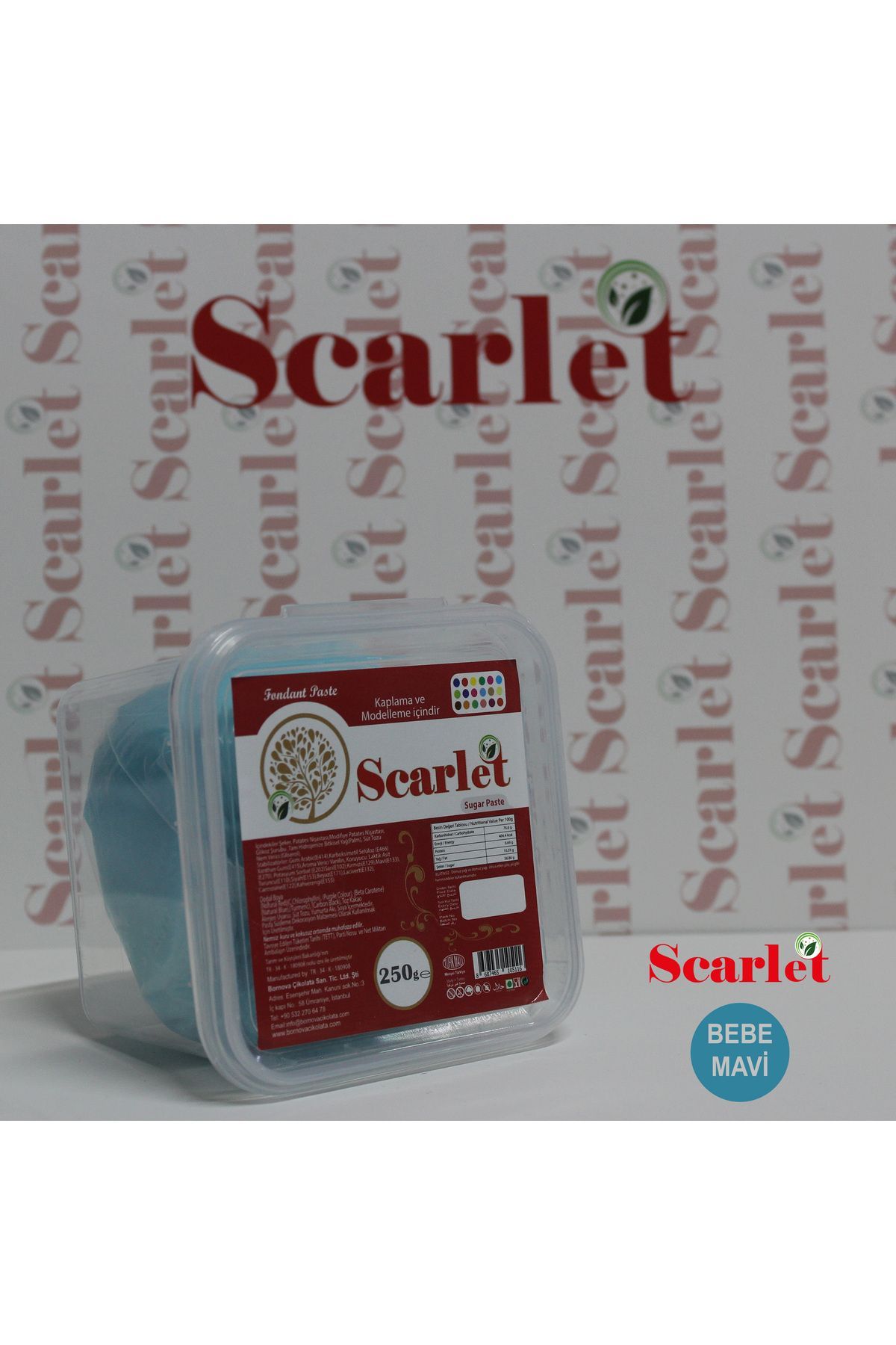 MY BAKE SCALET şeker HAMURU AÇIK MAVİ