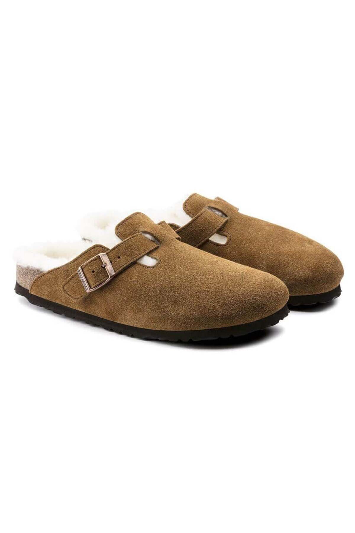 دمپایی Birkenstock بیرکن‌استوک زنانه شارلینگ Boston VL - Mink اورجینال - تصویر 5