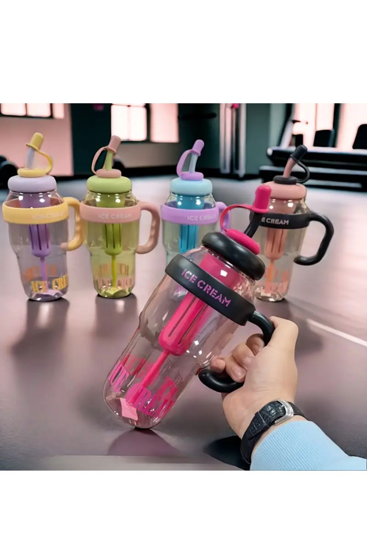 Mi-ÇA HOME-Detox Flask - Pp+Pc Bottle with Strainer, Straw and Bpa Free 4