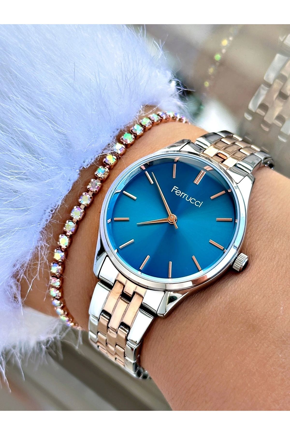 Ferrucci  FC 12680M.03 Çelik Kordon Kadın Kol Saati - Görsel 2