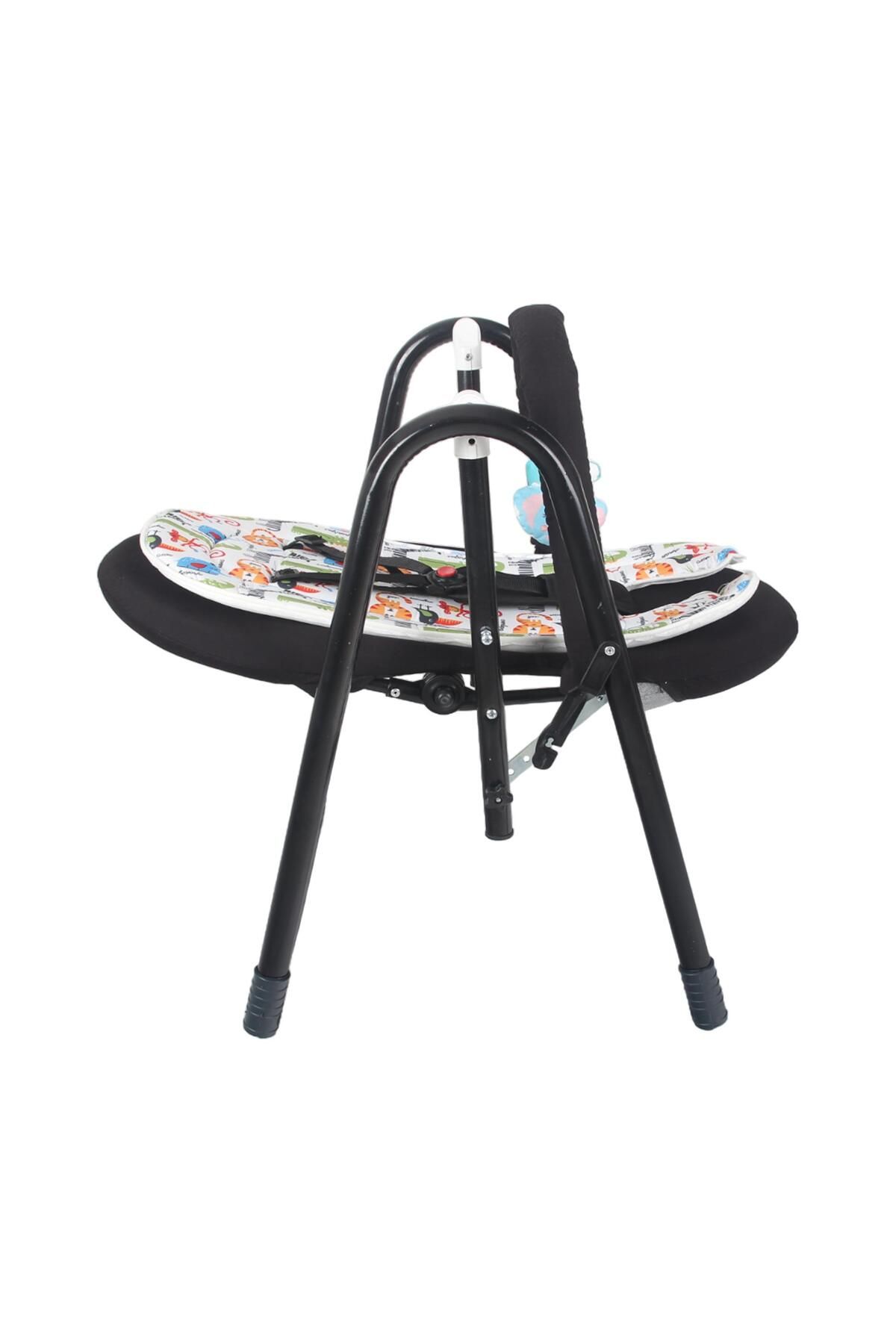 CHUBBY BABY Lüx SwingJoy Portatif Hafif Taşınabilir Bebek Salıncağı Siyah fotoğrafı 3 (önizleme)