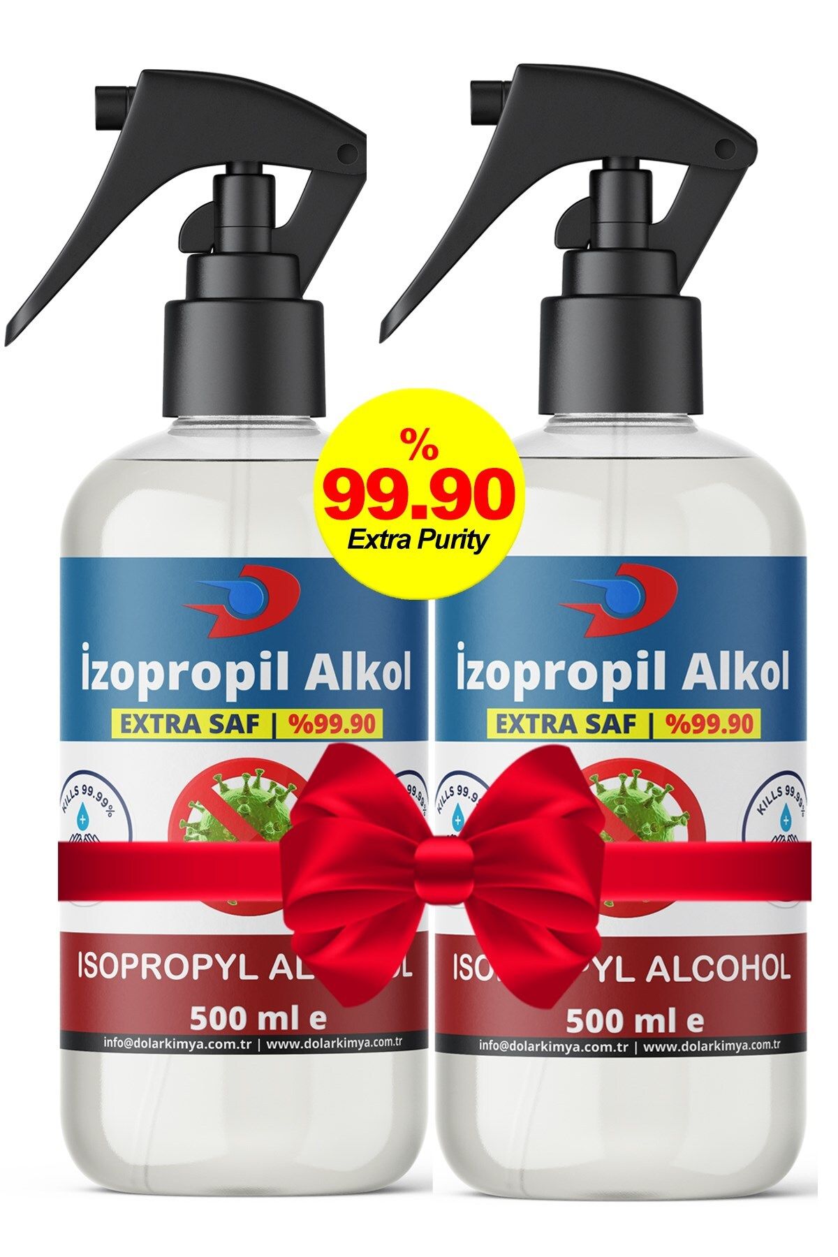 Dolar Kimya İzoPropil Alkol (ipa) (Sprey Başlıklı) | 2 X 500 ML