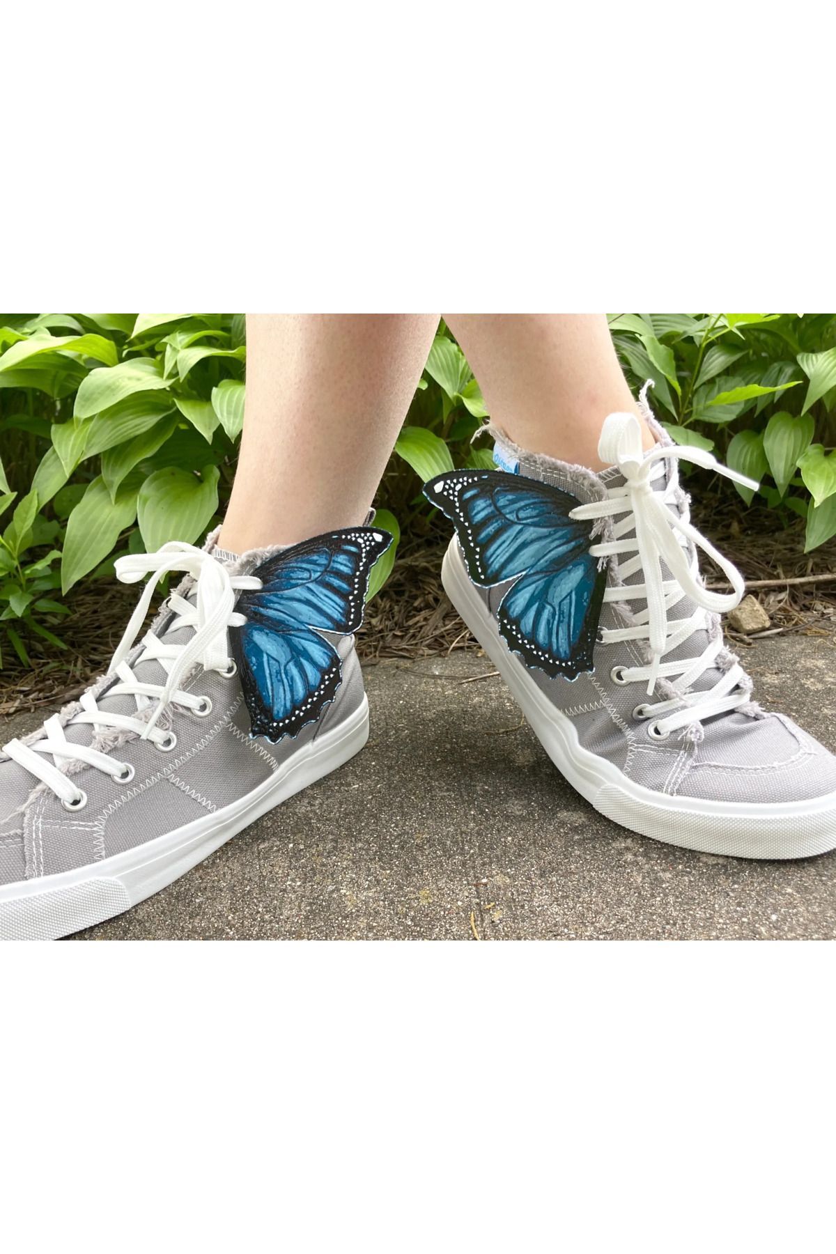 barsdepo-Pink Ornamental Butterfly Shoes - Lacing Design 6