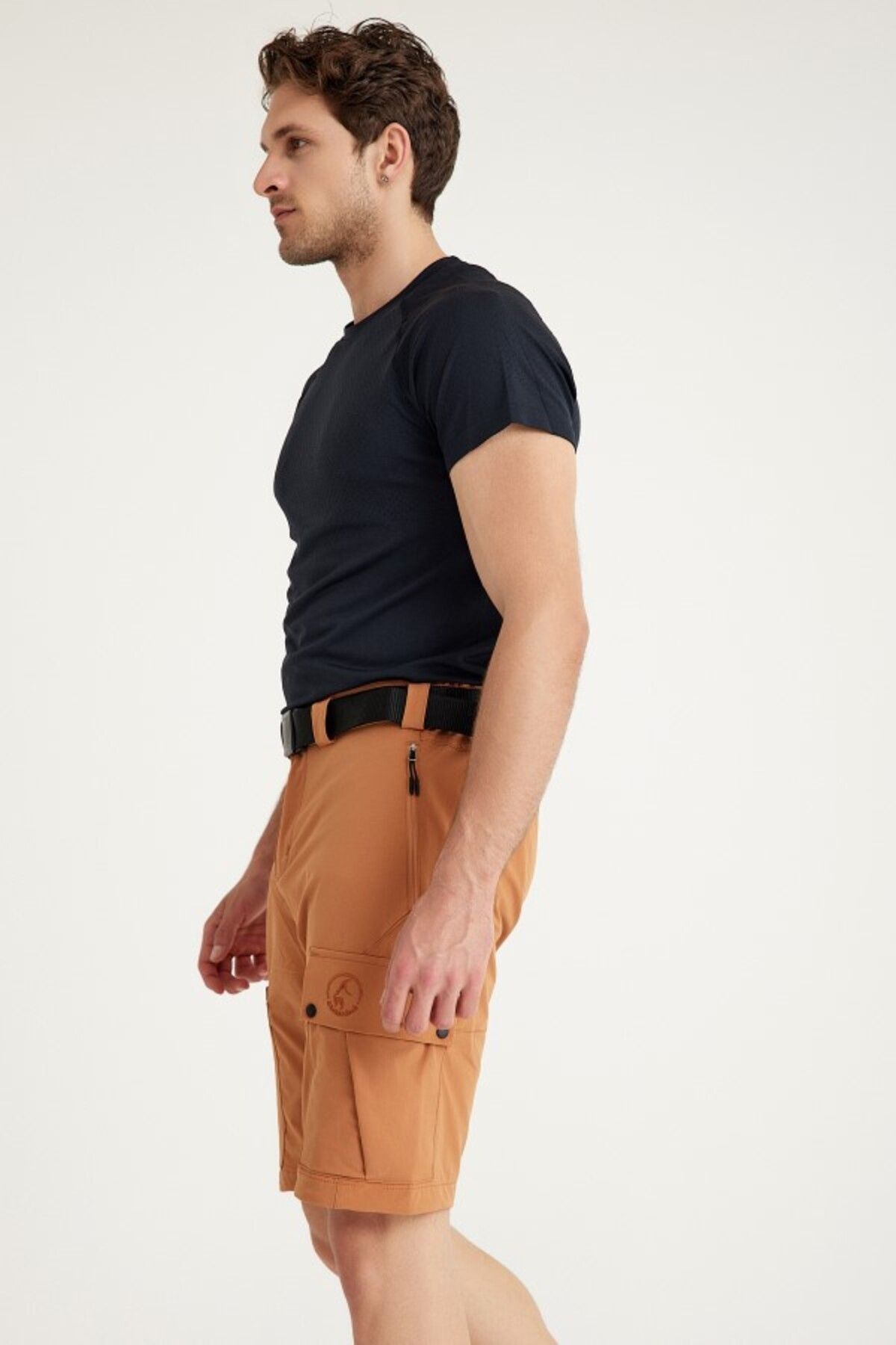 شورت ورزشی  مردانه Likra صورتی  راسته Regular/رگولار    Relaxed/ریلکس Daily/روزانه | Q Steinbock 1029 TR - تصویر 5