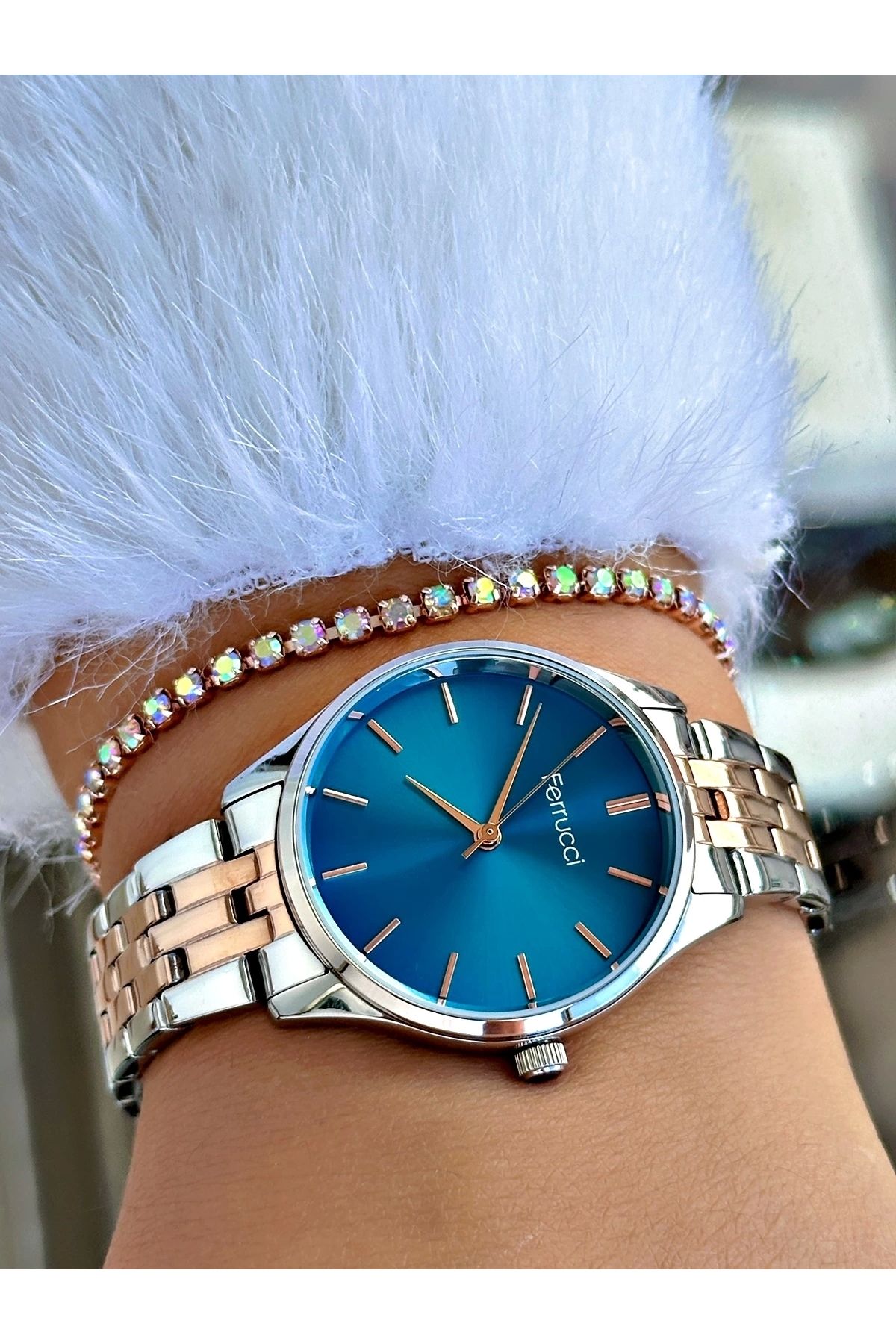 Ferrucci  FC 12680M.03 Çelik Kordon Kadın Kol Saati - Görsel 3