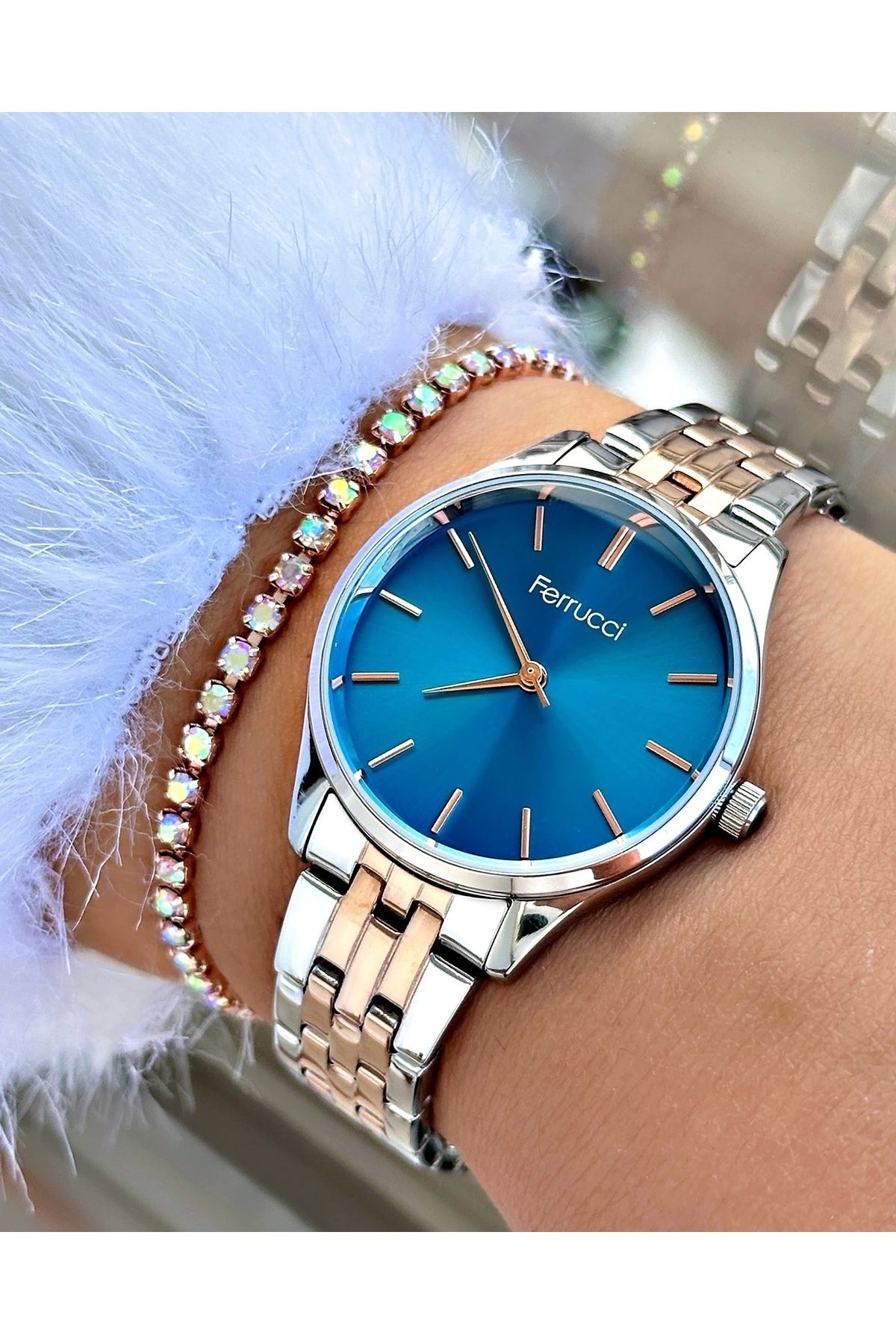 Ferrucci  FC 12680M.03 Çelik Kordon Kadın Kol Saati - Görsel 4