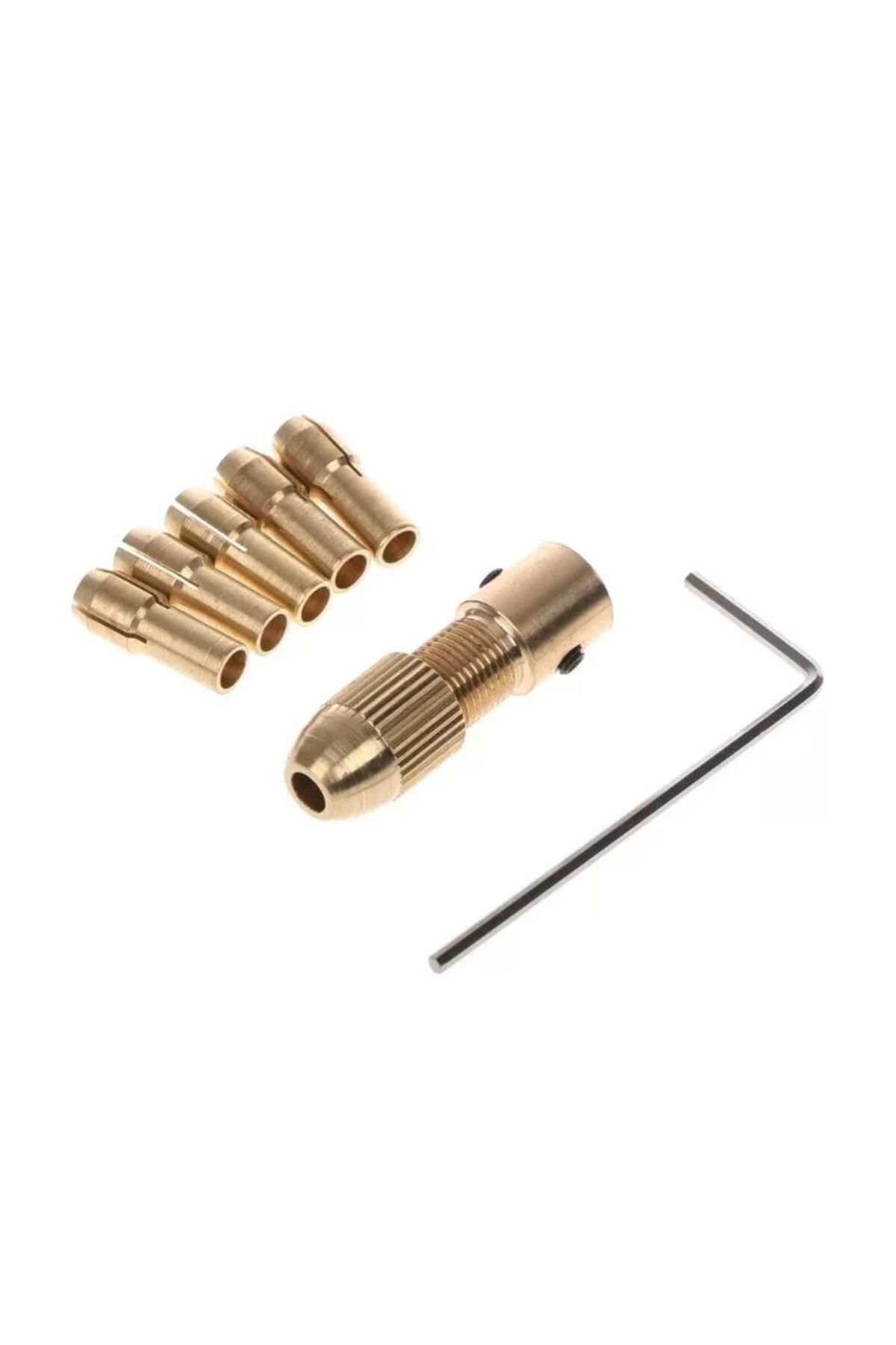 Genel Markalar 5339 Motor Mili Uyumlu Pensli Mini Mandren Set 7 Parça