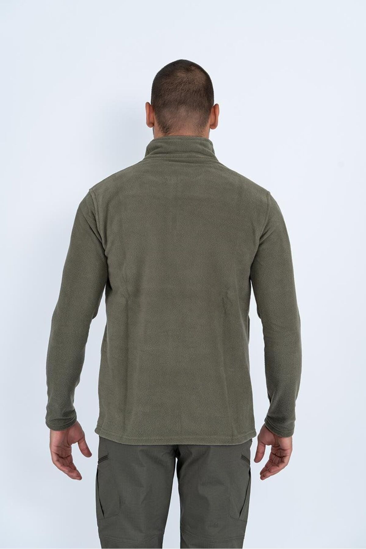 سویشرت تاکتیکی نیم زیپ Bikatex مدل Polar Anti-Polding Fit Stand Up Collar Fleece - 903-KHAKI - XL — خاکی 4B8PJEY8RM — تصویر 6 از 6