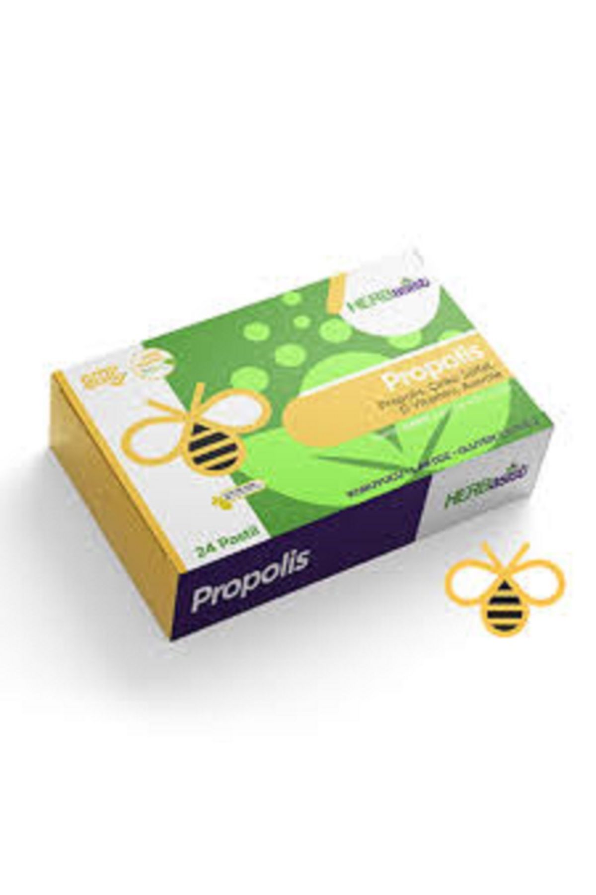 HERBasist Pastil - Propolis, Aserola, Çinko Ve D Vitamini Içeren Takviye Edici Gıda