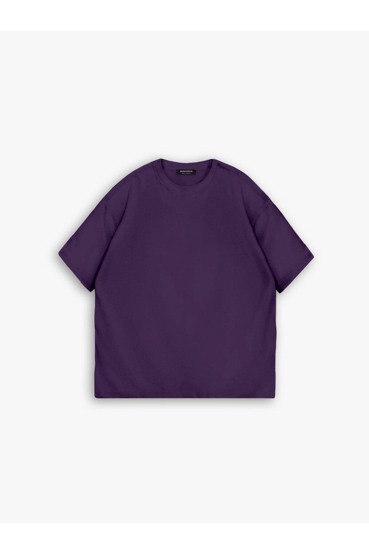 ablukaonline-Men's Purple Oversize Basic T-Shirt -Tst.0052 1