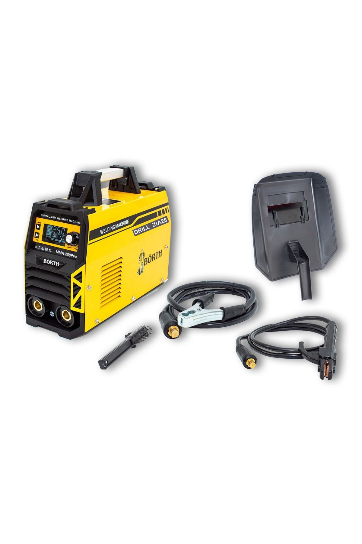 TANBOBİNAJ Börth Pro 250 Amper Inverter Kaynak Makinesi Zıa28