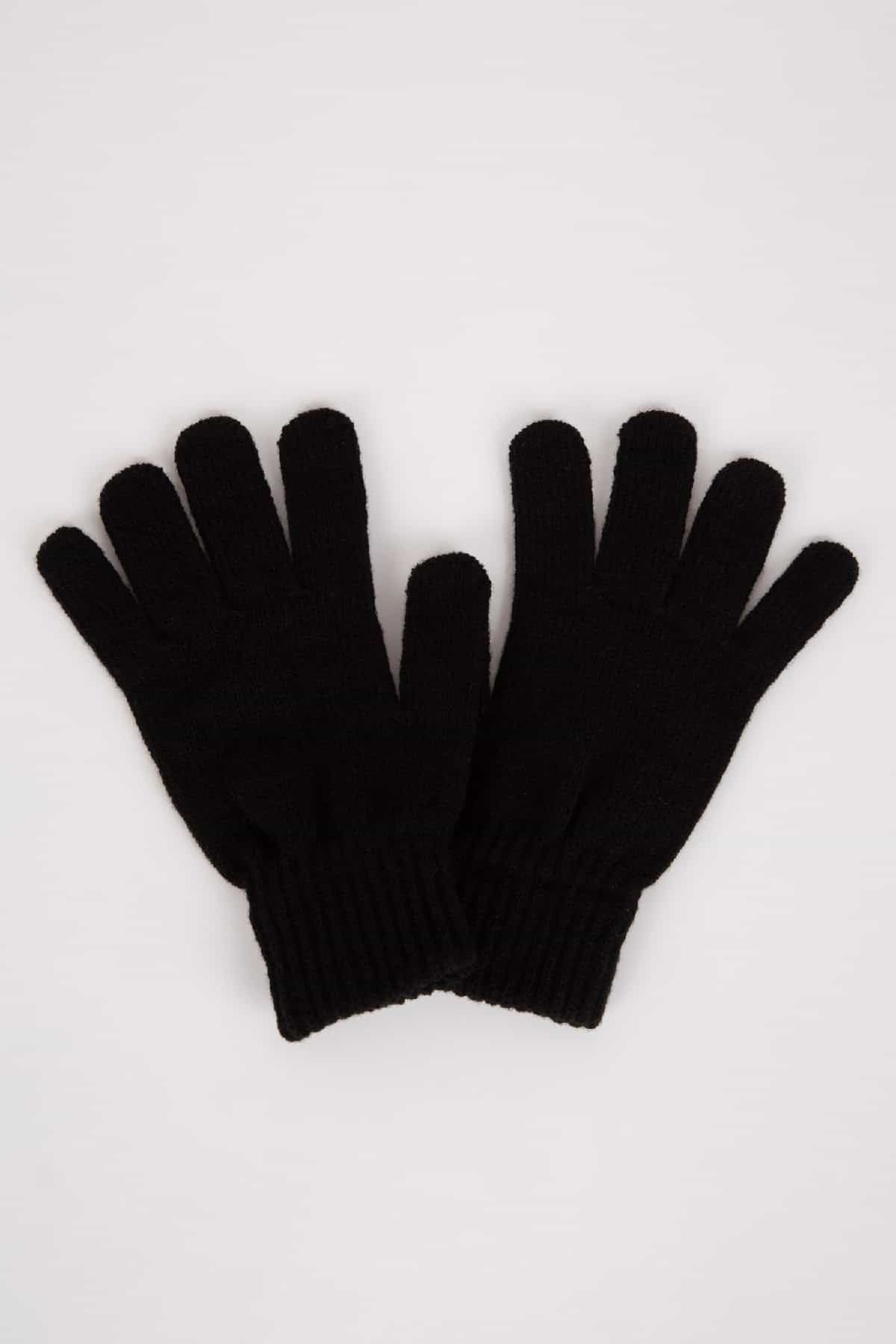 DeFacto-U9066Az24Wn Model Women's Knitwear Gloves 1