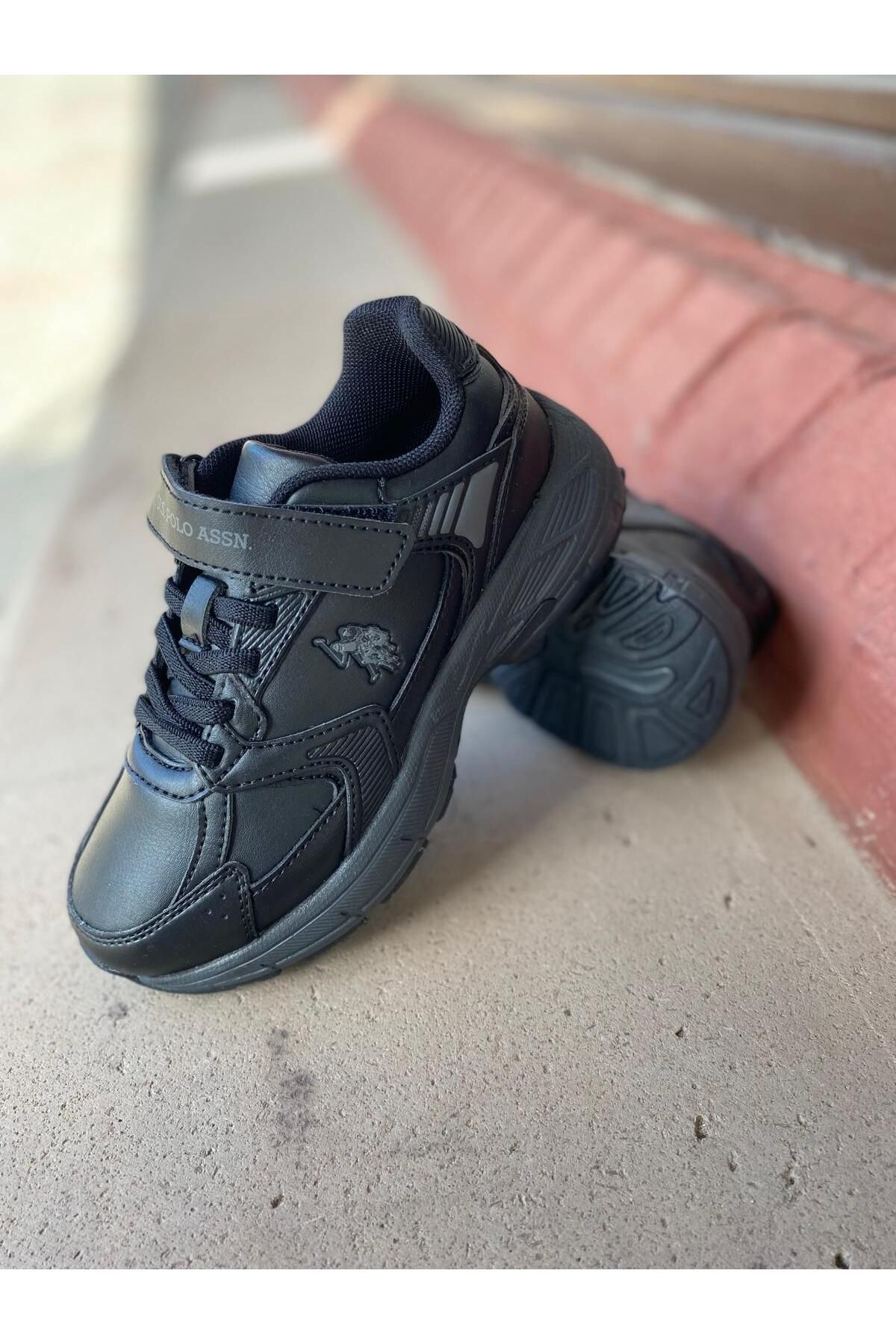 BASE. کفش ورزشی POLO KIDS زیره میانی بتیک 884991 مشکی